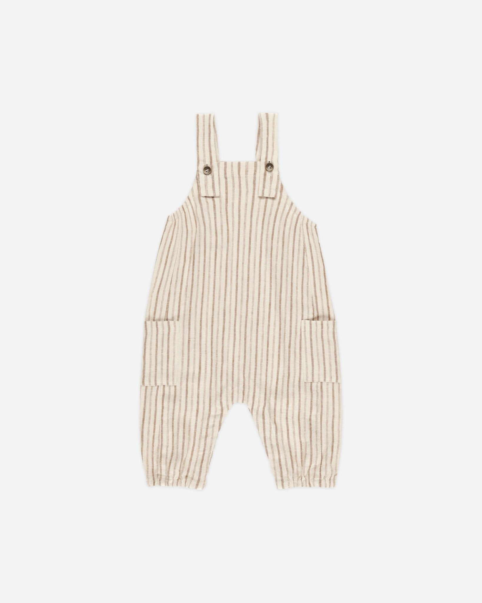 Cargo Baby Overall || Saddle Pinstripe - Rylee + Cru Canada