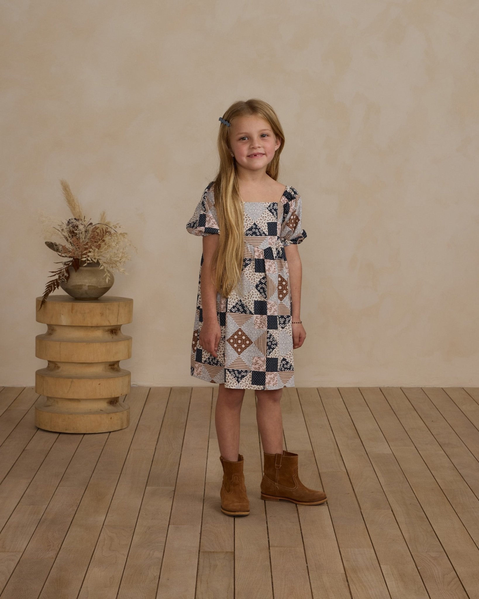 Cassidy Dress || Patchwork - Rylee + Cru Canada