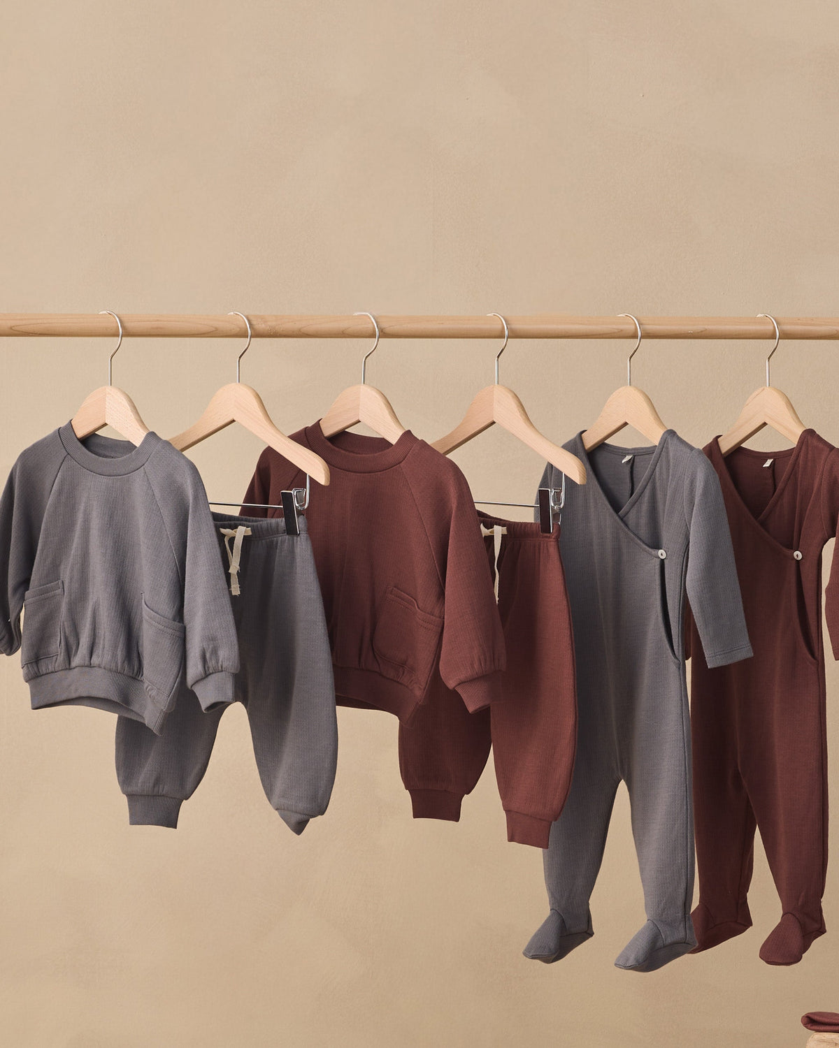 Pocket Sweatshirt Black Cherry - Rylee + Cru | Kids Clothes | Trendy Baby Clothes | Modern Infant Outfits |