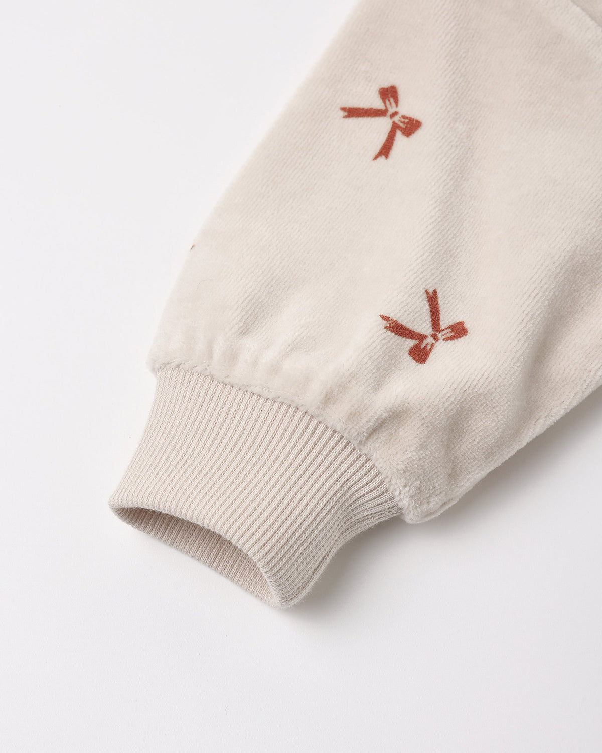 Velour Relaxed Sweatshirt Red Bows - Rylee + Cru | Kids Clothes | Trendy Baby Clothes | Modern Infant Outfits |