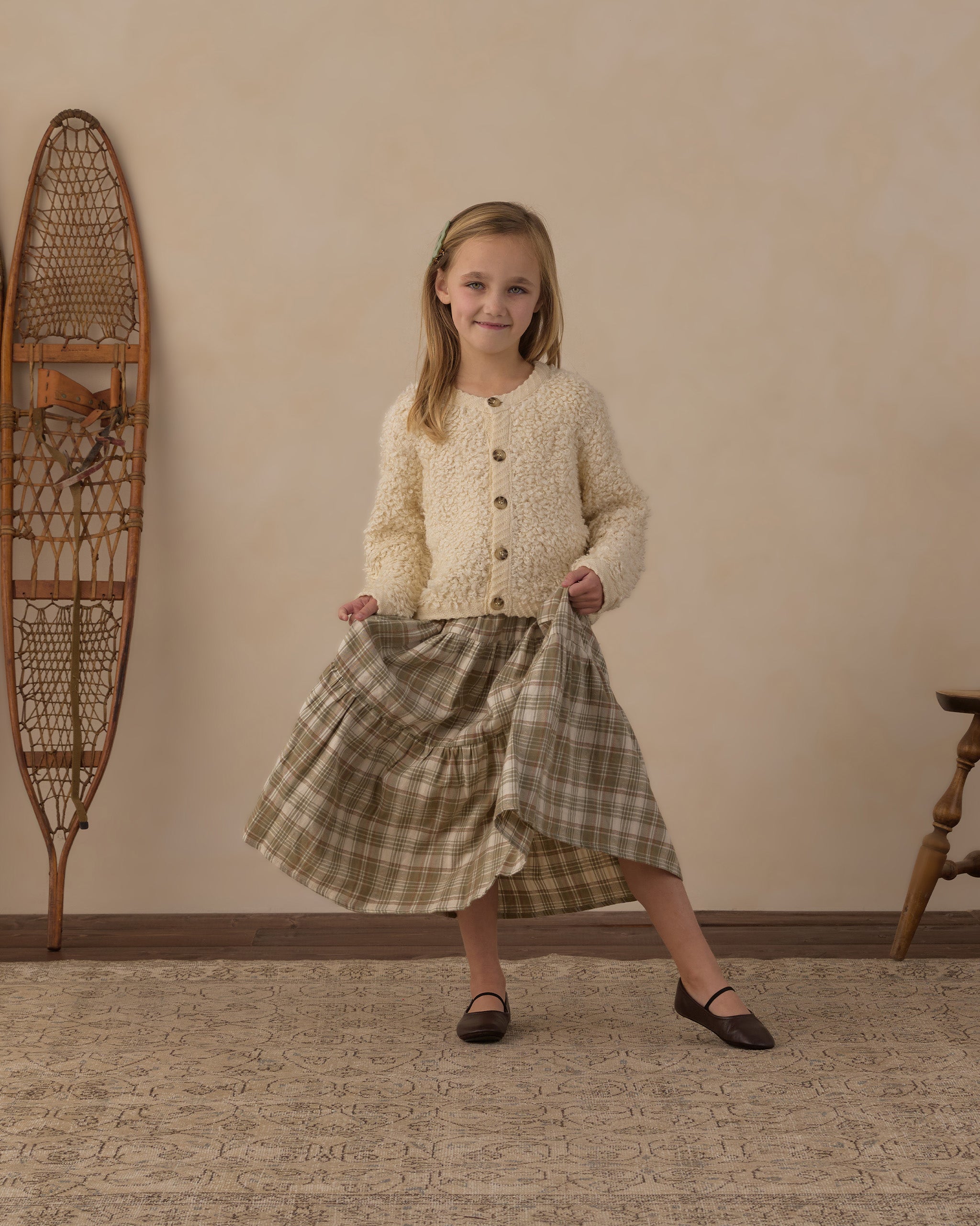 Chloe Cardigan Natural - Rylee + Cru | Kids Clothes | Trendy Baby Clothes | Modern Infant Outfits |