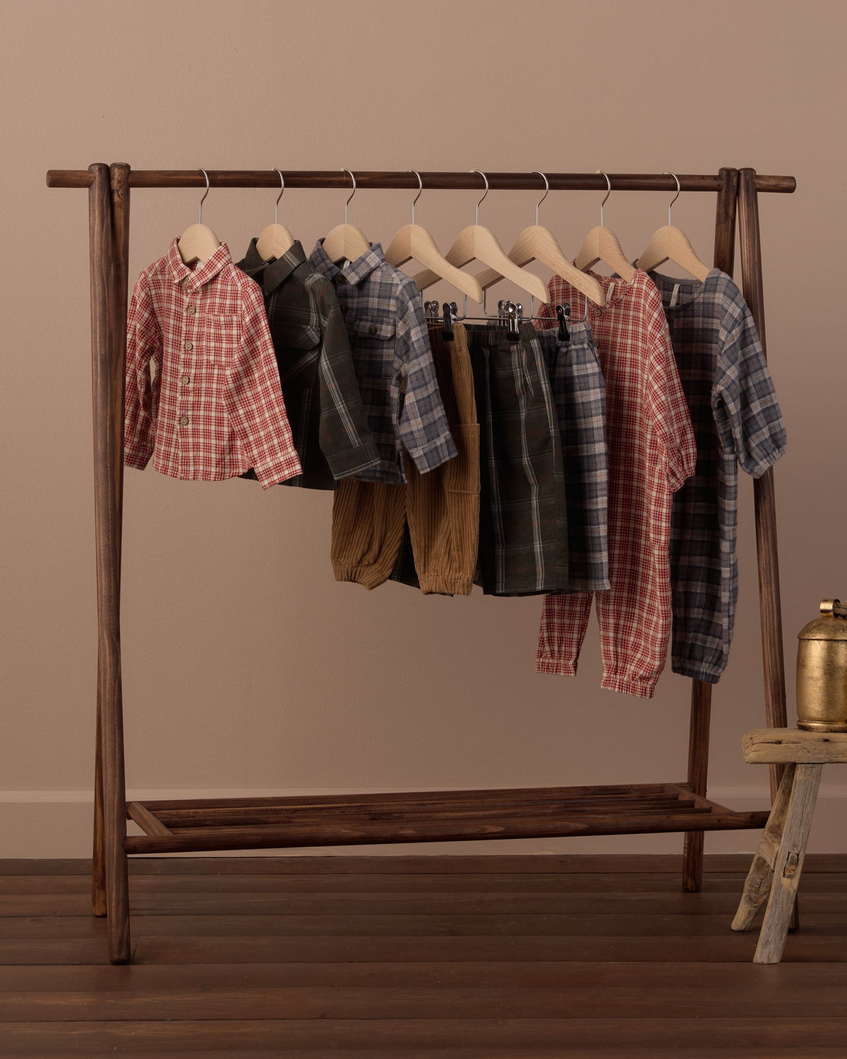 Pocketed Flannel Shirt Holiday Plaid - Rylee + Cru | Kids Clothes | Trendy Baby Clothes | Modern Infant Outfits |
