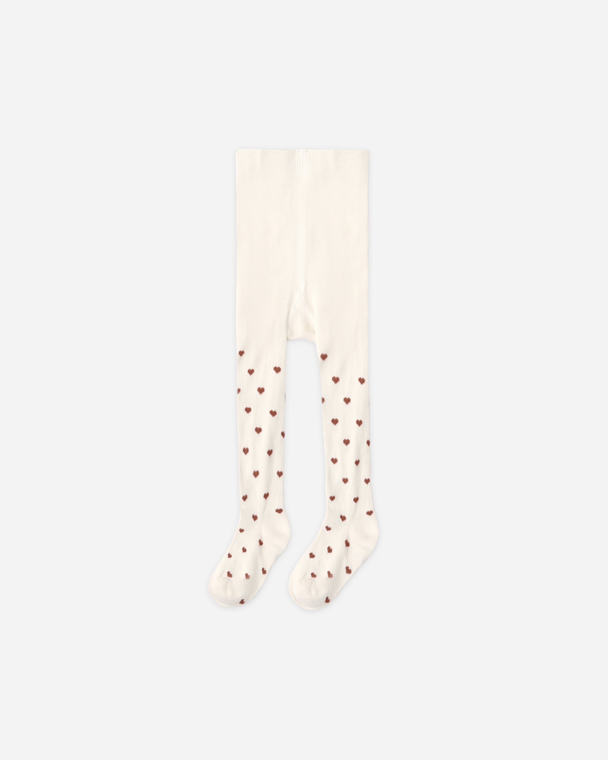 Ribbed Tights Mulberry Heart - Rylee + Cru | Kids Clothes | Trendy Baby Clothes | Modern Infant Outfits |