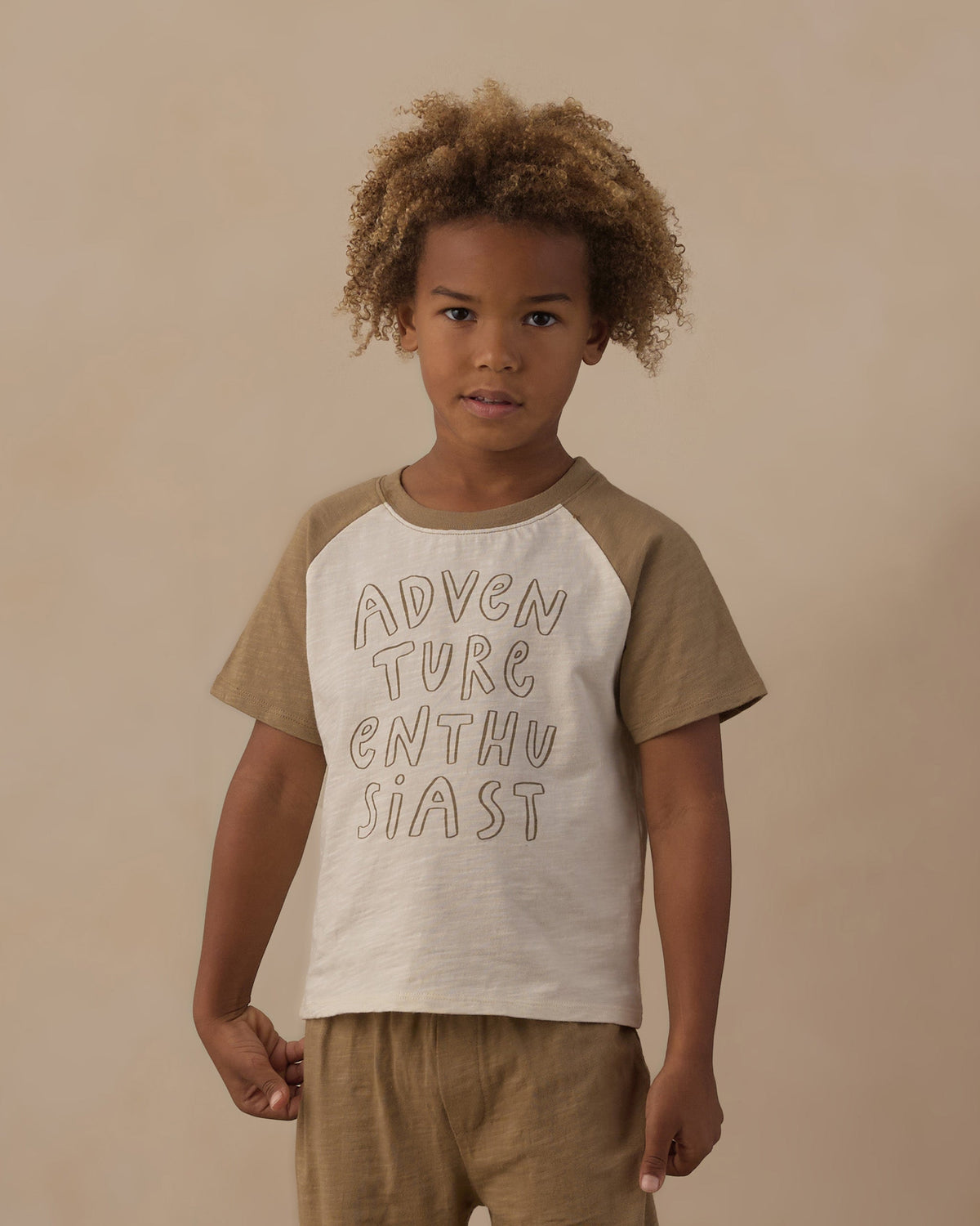 Raglan Short Sleeve Tee Adventure Enthusiast - Rylee + Cru | Kids Clothes | Trendy Baby Clothes | Modern Infant Outfits |