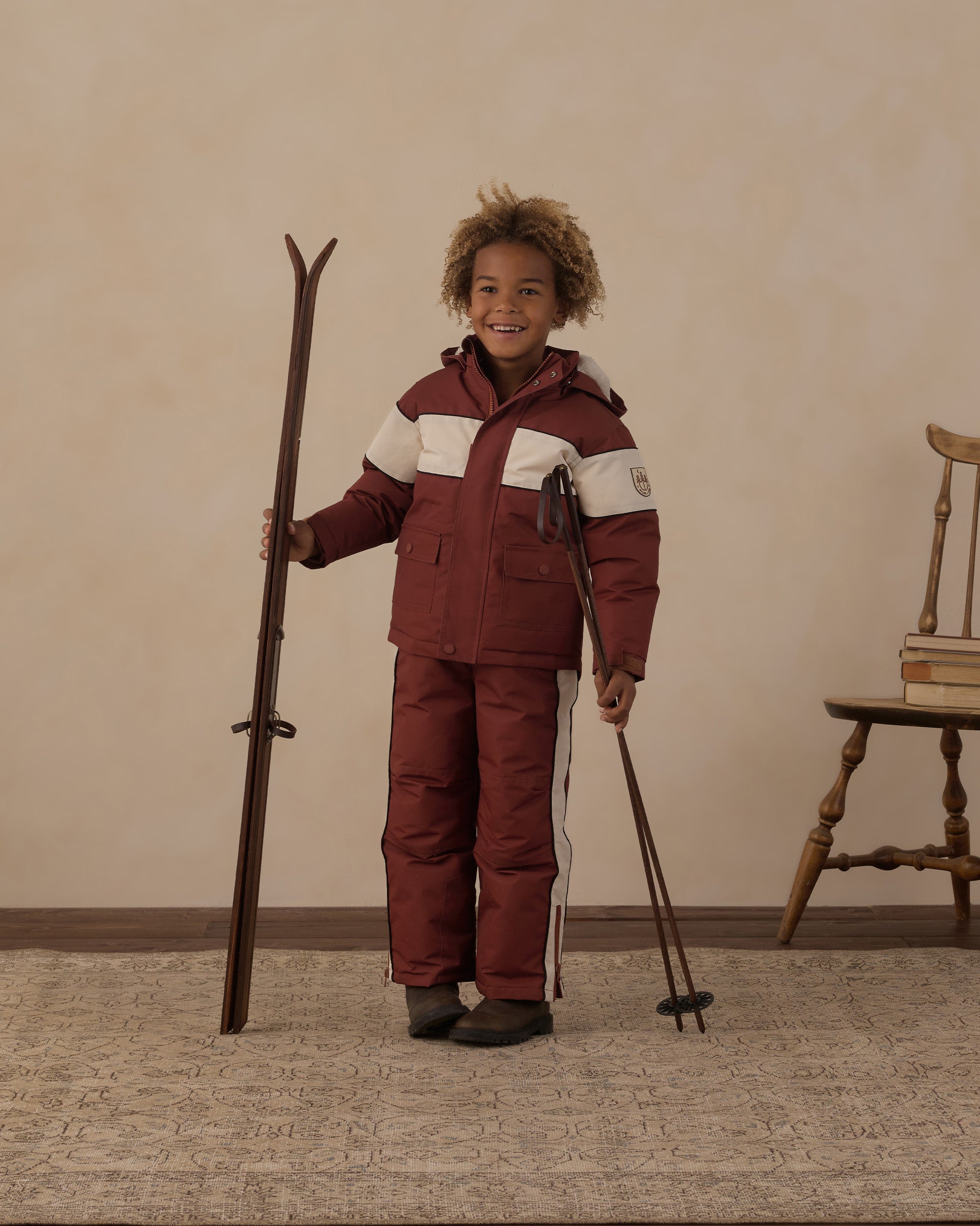 Parka Ski Jacket Brick - Rylee + Cru | Kids Clothes | Trendy Baby Clothes | Modern Infant Outfits |
