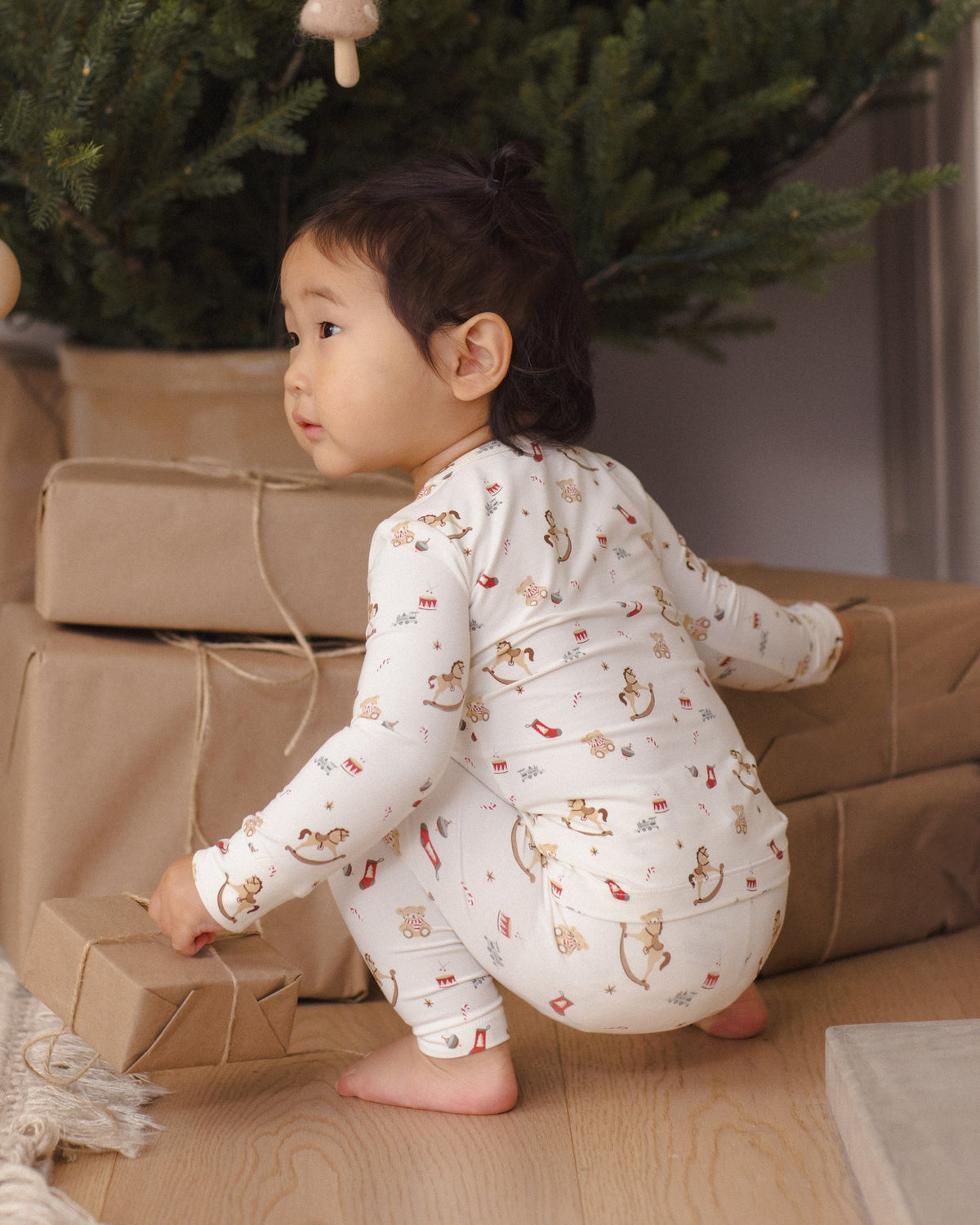 Bamboo Pajama Set Toy Chest - Rylee + Cru | Kids Clothes | Trendy Baby Clothes | Modern Infant Outfits |