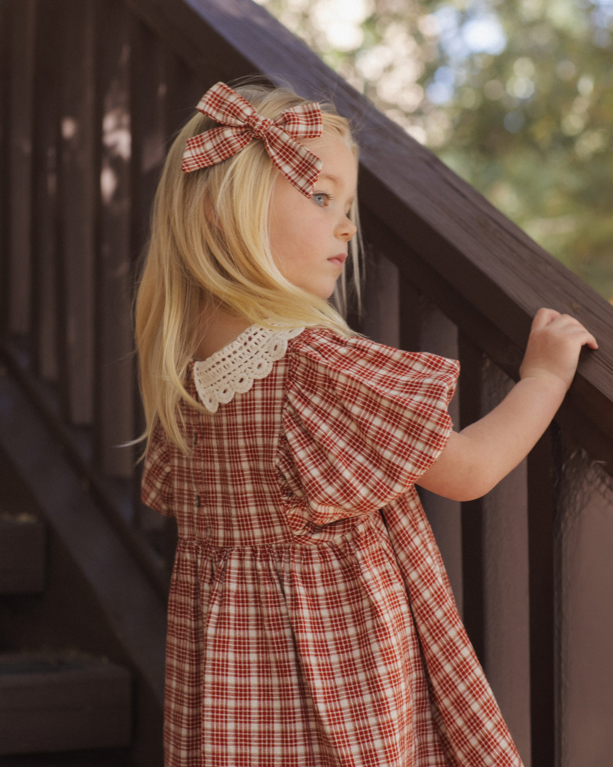 Bow Vintage Plaid - Rylee + Cru | Kids Clothes | Trendy Baby Clothes | Modern Infant Outfits |