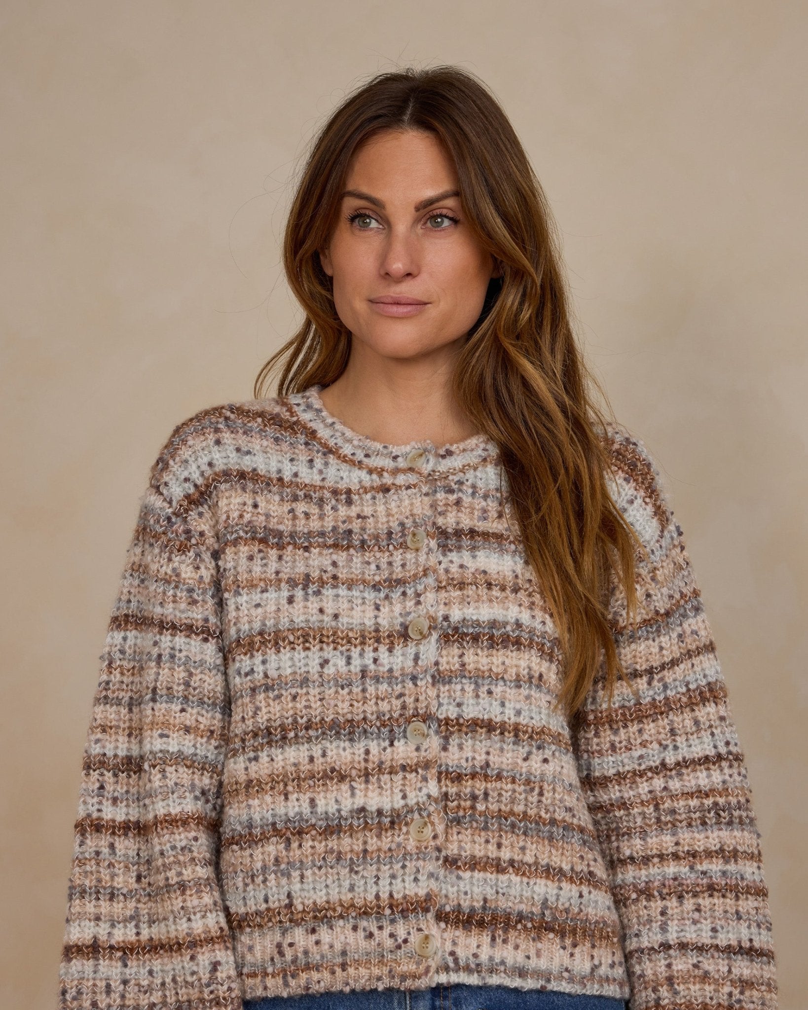 Cheyenne Cardigan | Blue Multi - Stripe - Rylee + Cru Canada