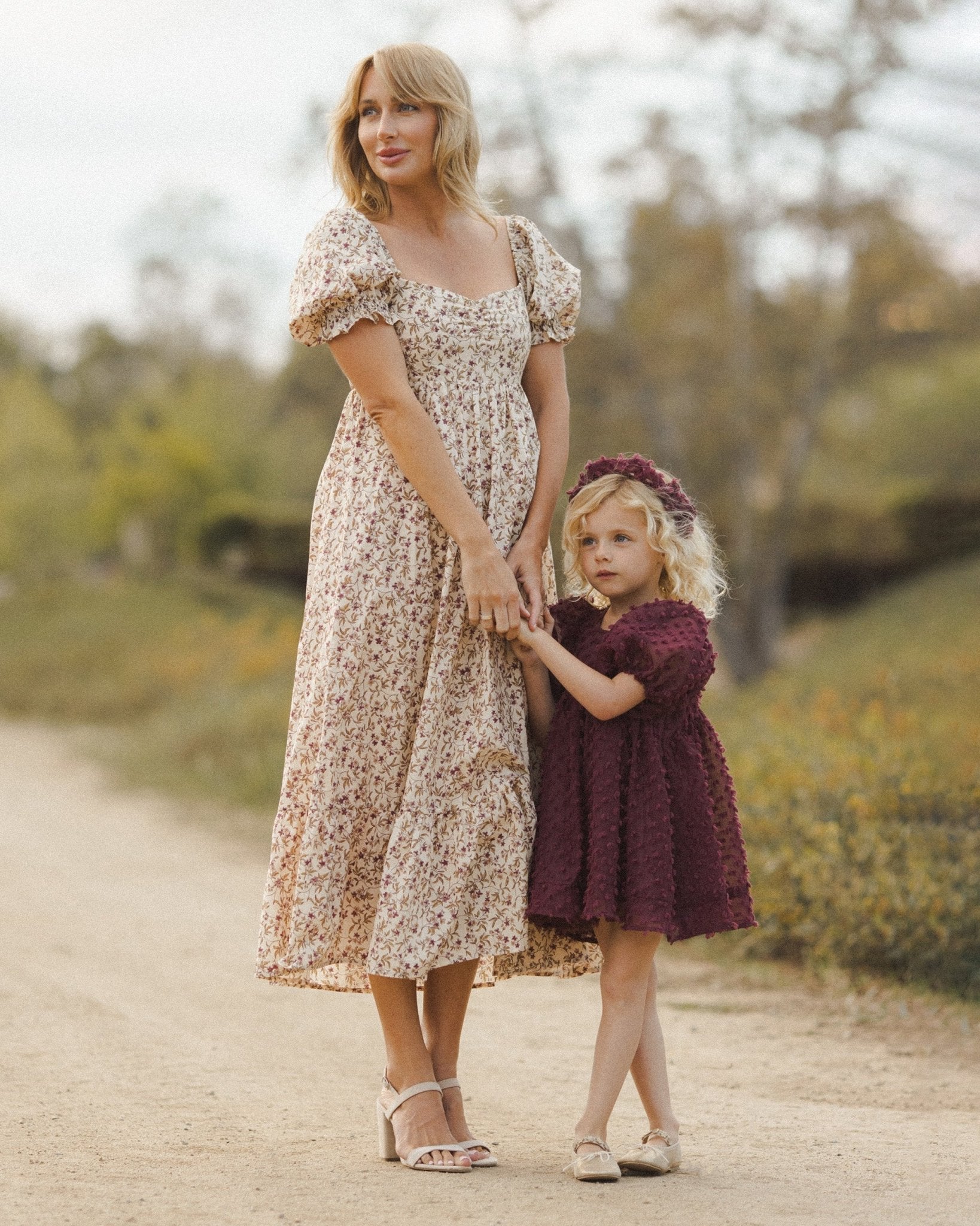 Chloe Dress | Fig Floral - Rylee + Cru Canada