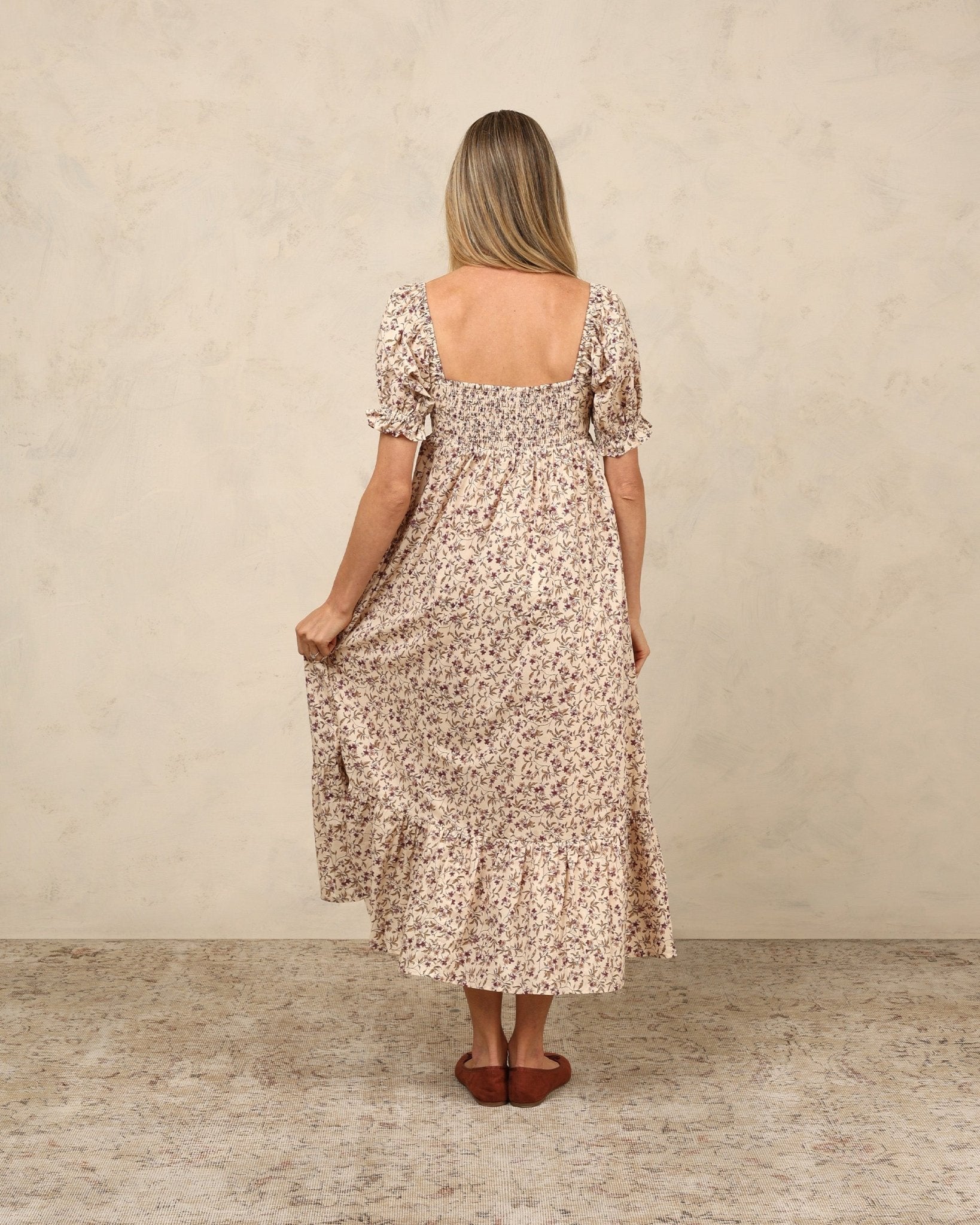 Chloe Dress | Fig Floral - Rylee + Cru Canada