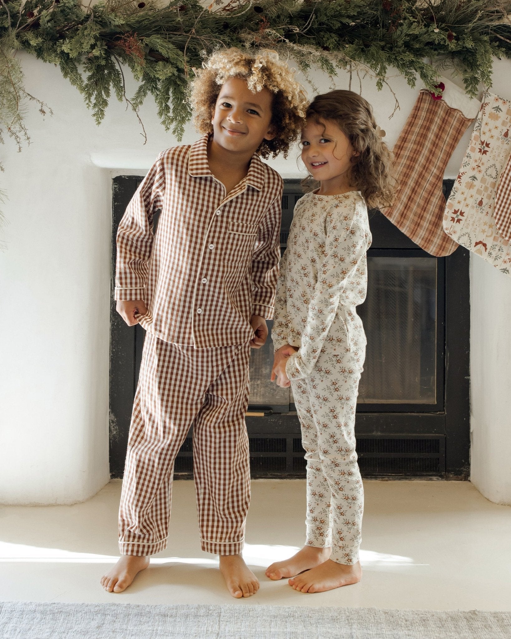 Christmas Stocking || Brick Gingham - Rylee + Cru Canada