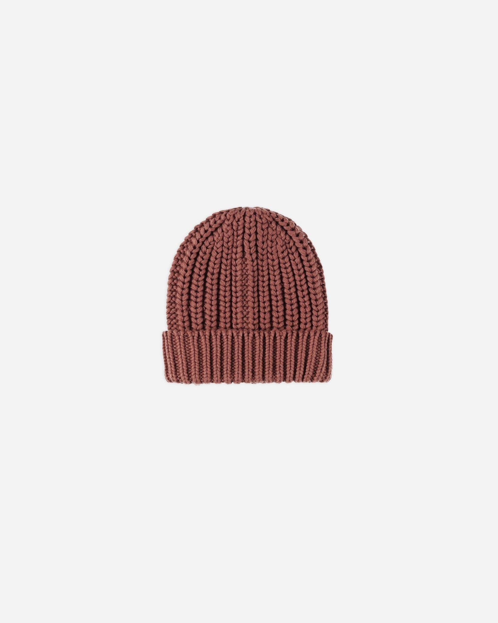 Chunky Knit Beanie || Cranberry - Rylee + Cru Canada