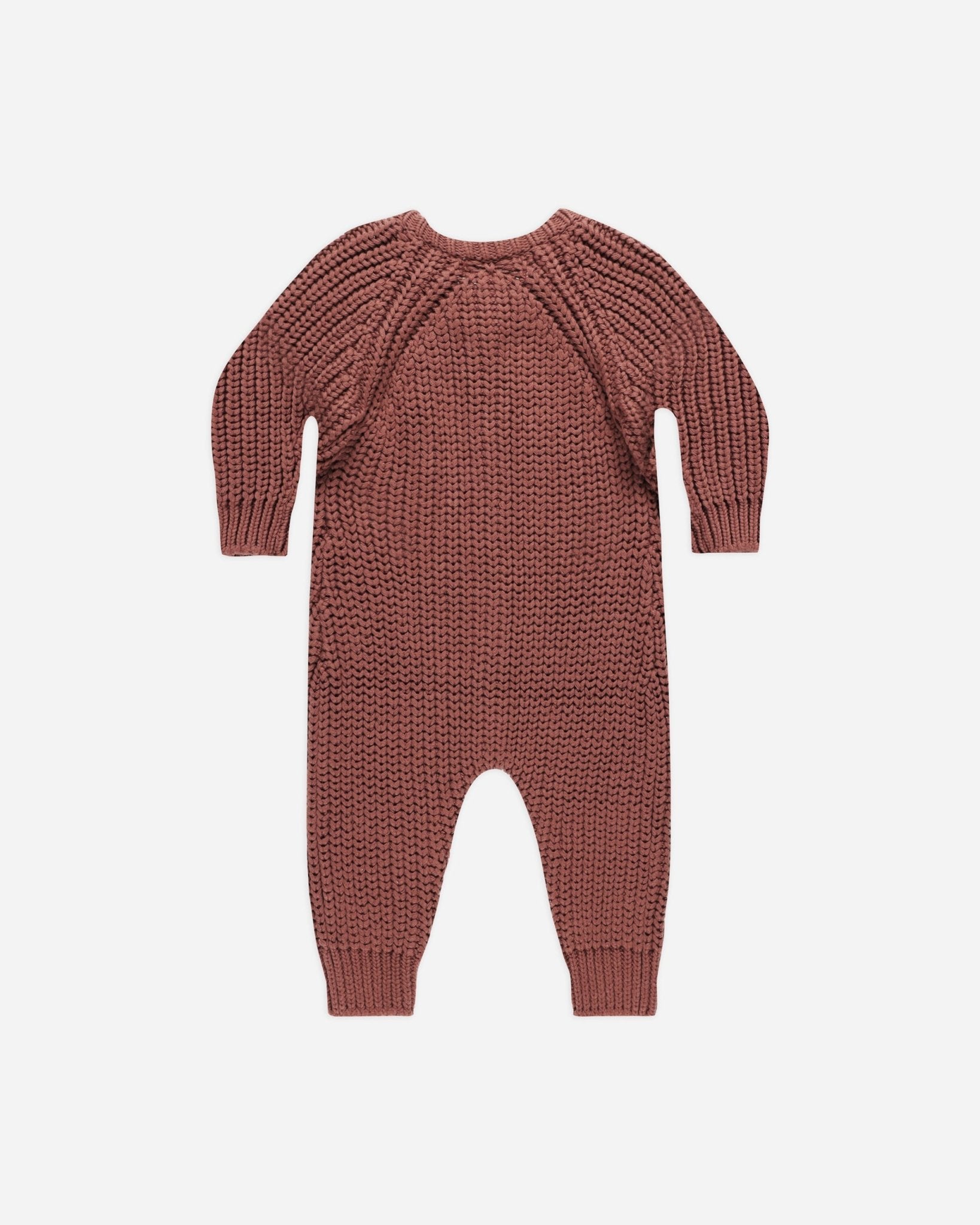 Chunky Knit Jumpsuit || Cranberry - Rylee + Cru Canada