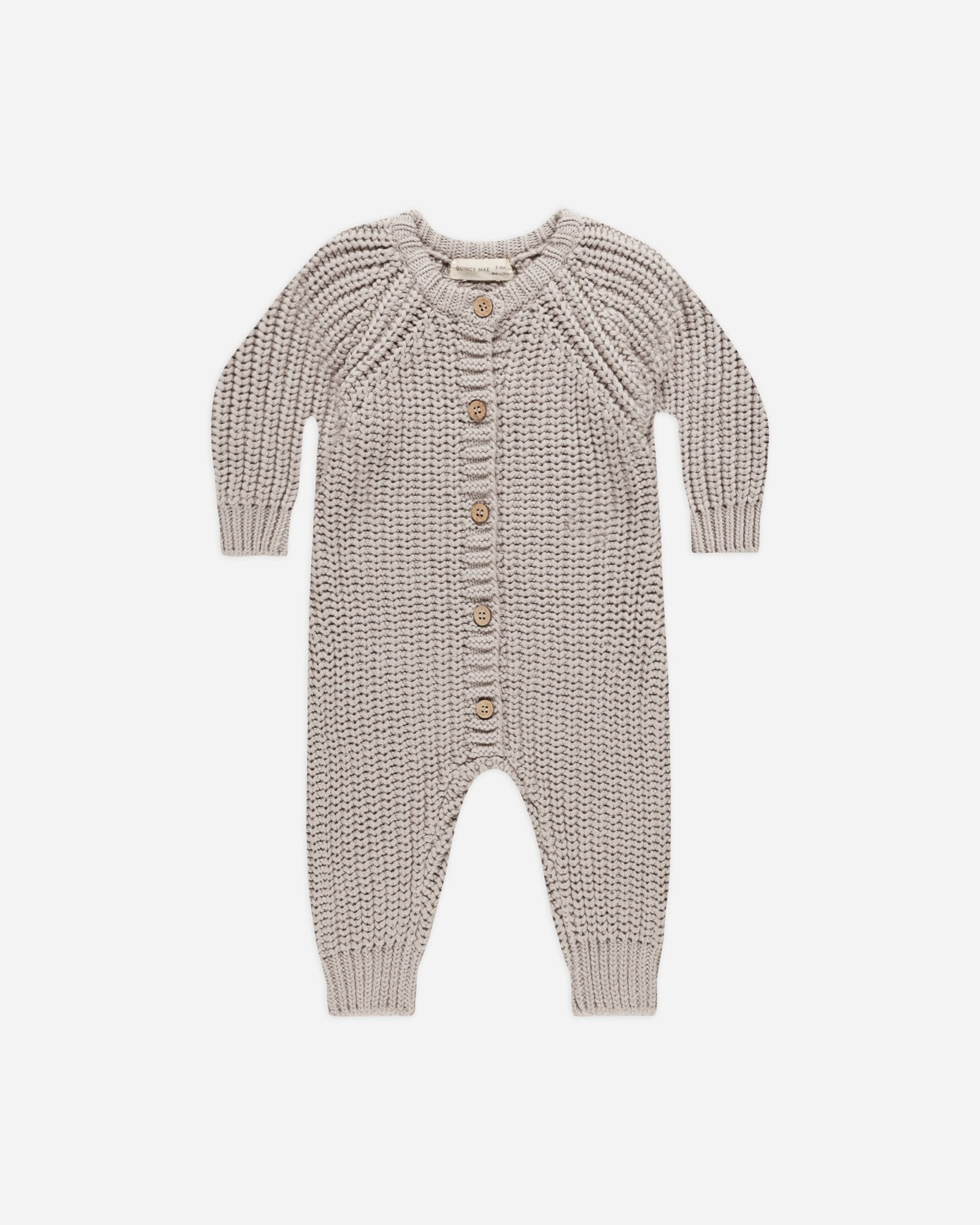 Chunky Knit Jumpsuit || Fog - Rylee + Cru Canada