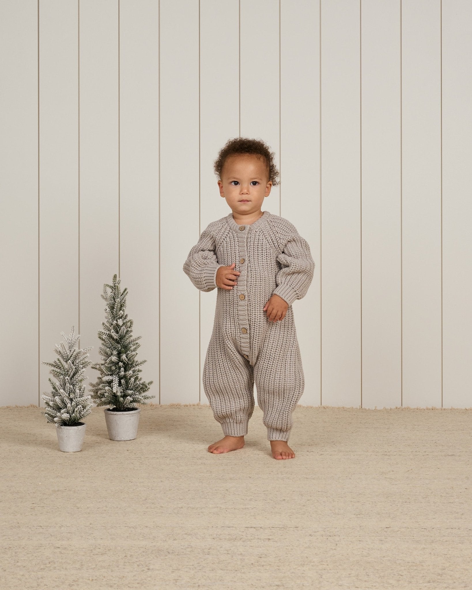 Selling Quincy Mae Chunky Knit Jumpsuit 2-3y