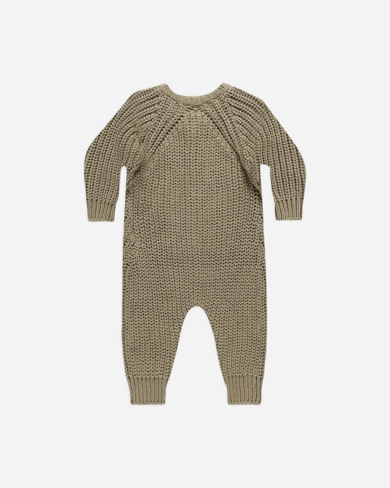 Chunky Knit Jumpsuit || Olive - Rylee + Cru Canada