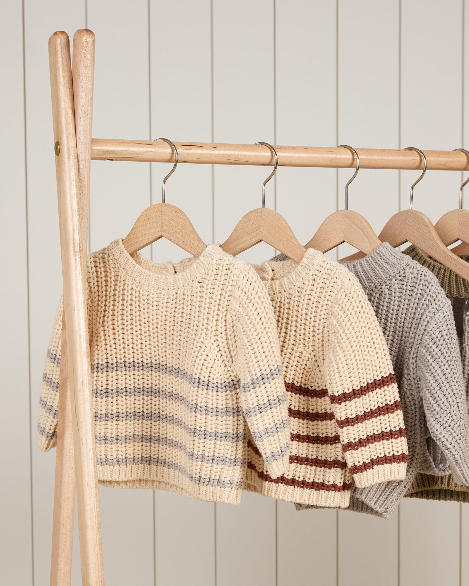 Chunky Knit Sweater || Fog - Rylee + Cru Canada