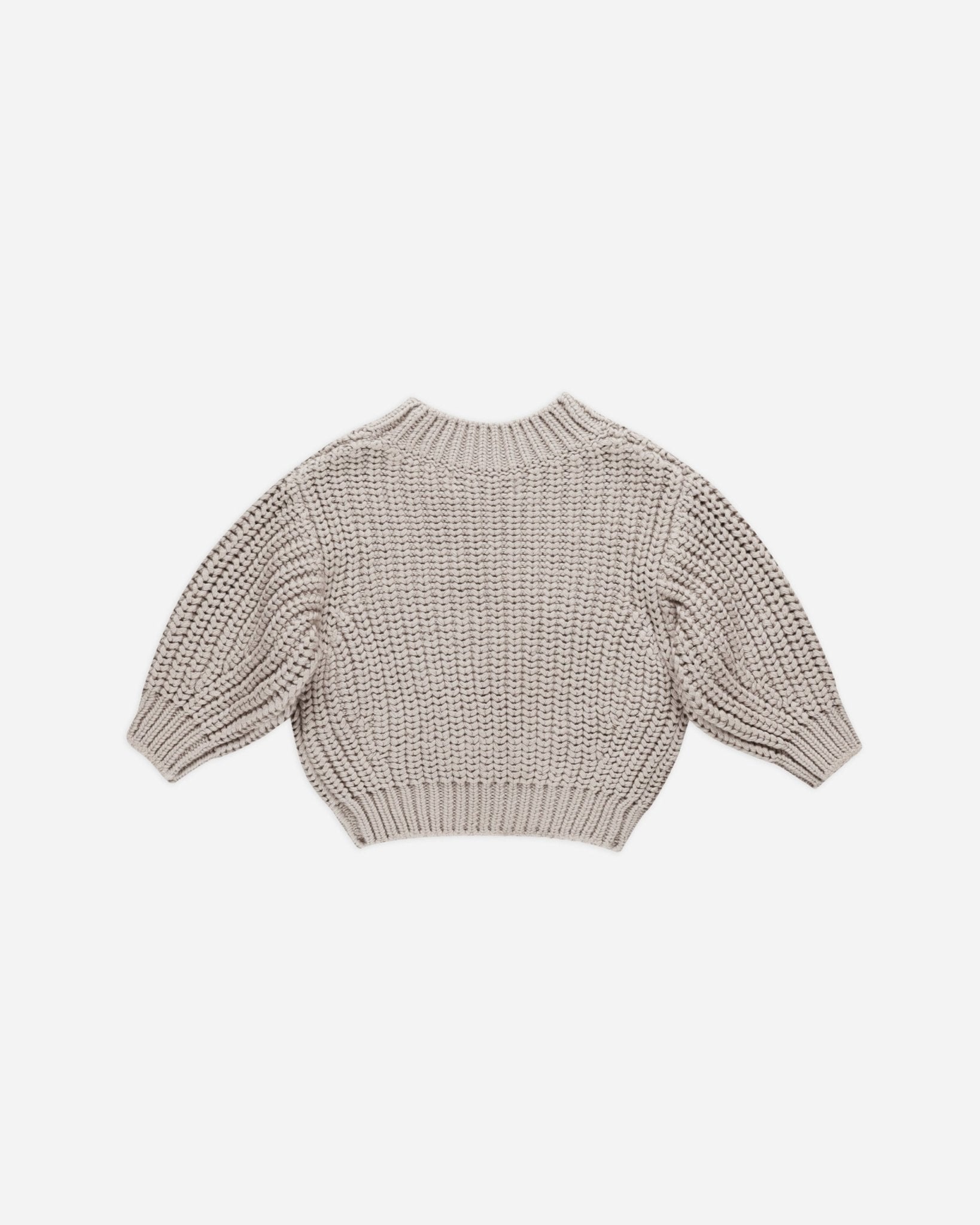 Chunky Knit Sweater || Fog - Rylee + Cru Canada