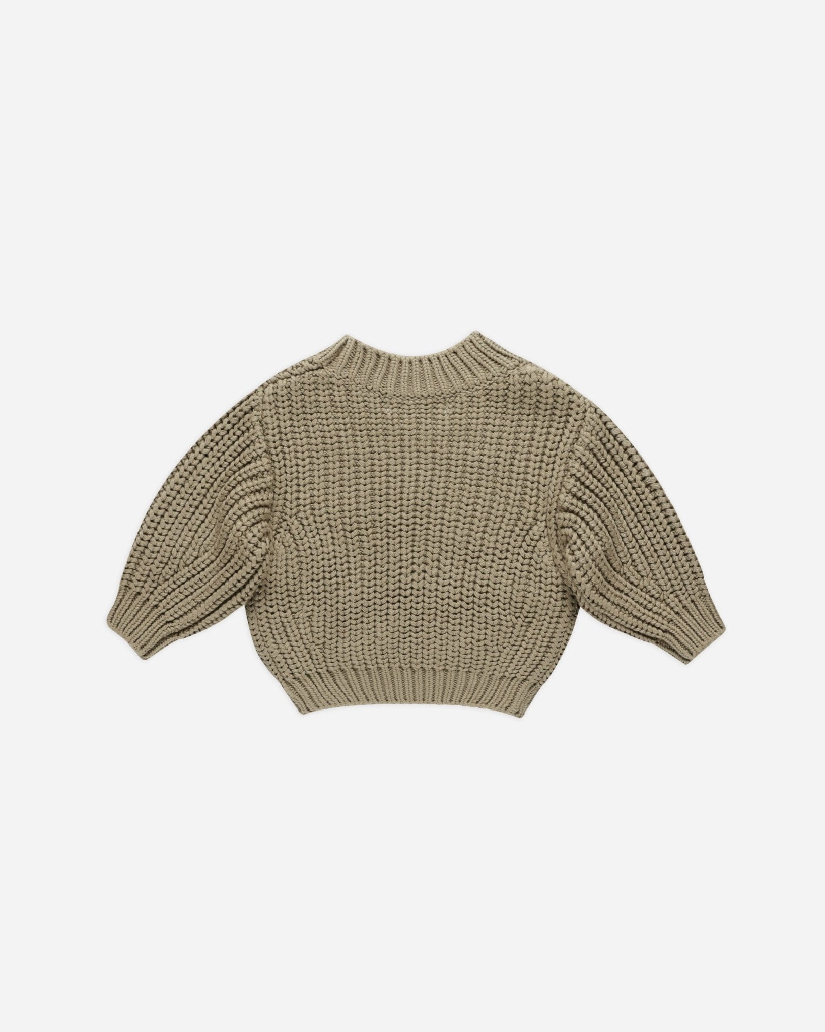 Chunky Knit Sweater || Olive - Rylee + Cru Canada