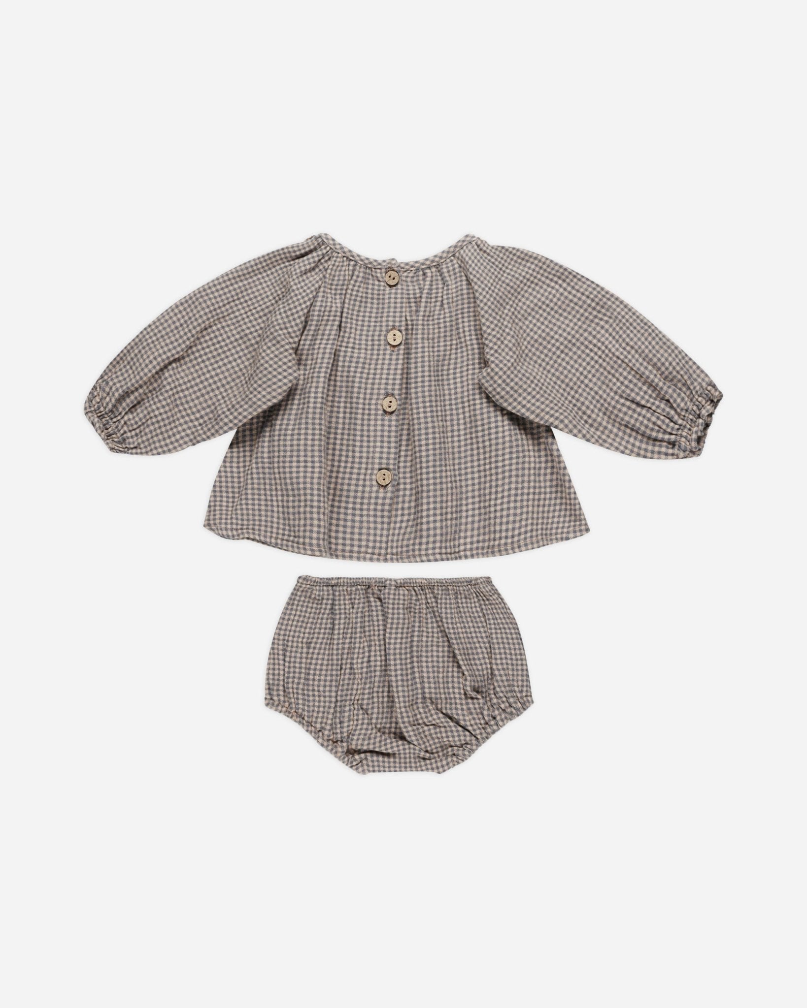 Cici Set || Indigo Gingham - Rylee + Cru Canada