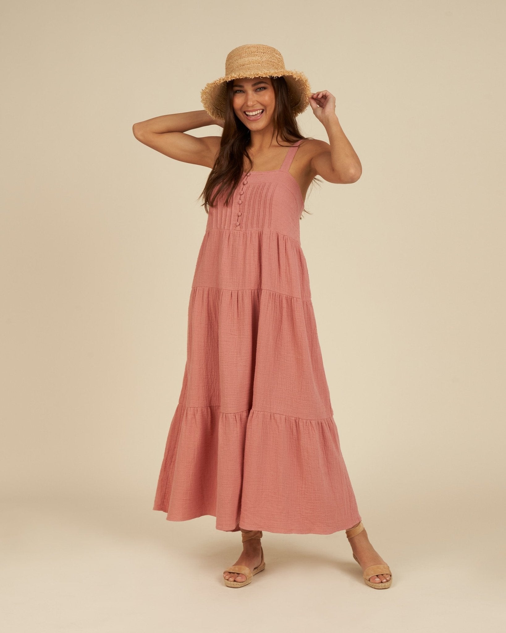 Colbie Maxi Dress | Lipstick - Rylee + Cru Canada