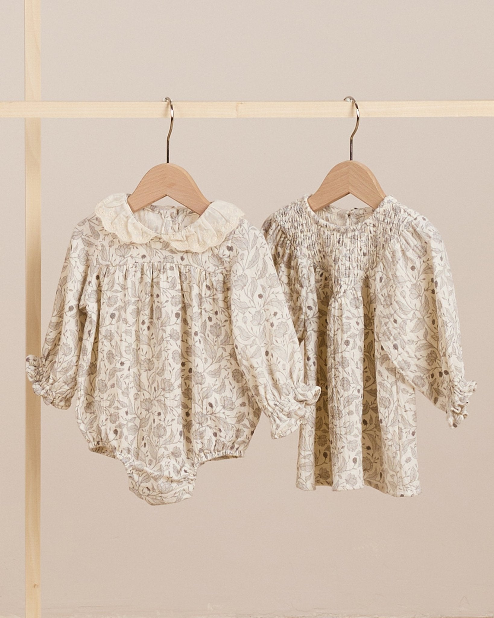 Collared Bubble Romper || Winter Floral - Rylee + Cru Canada