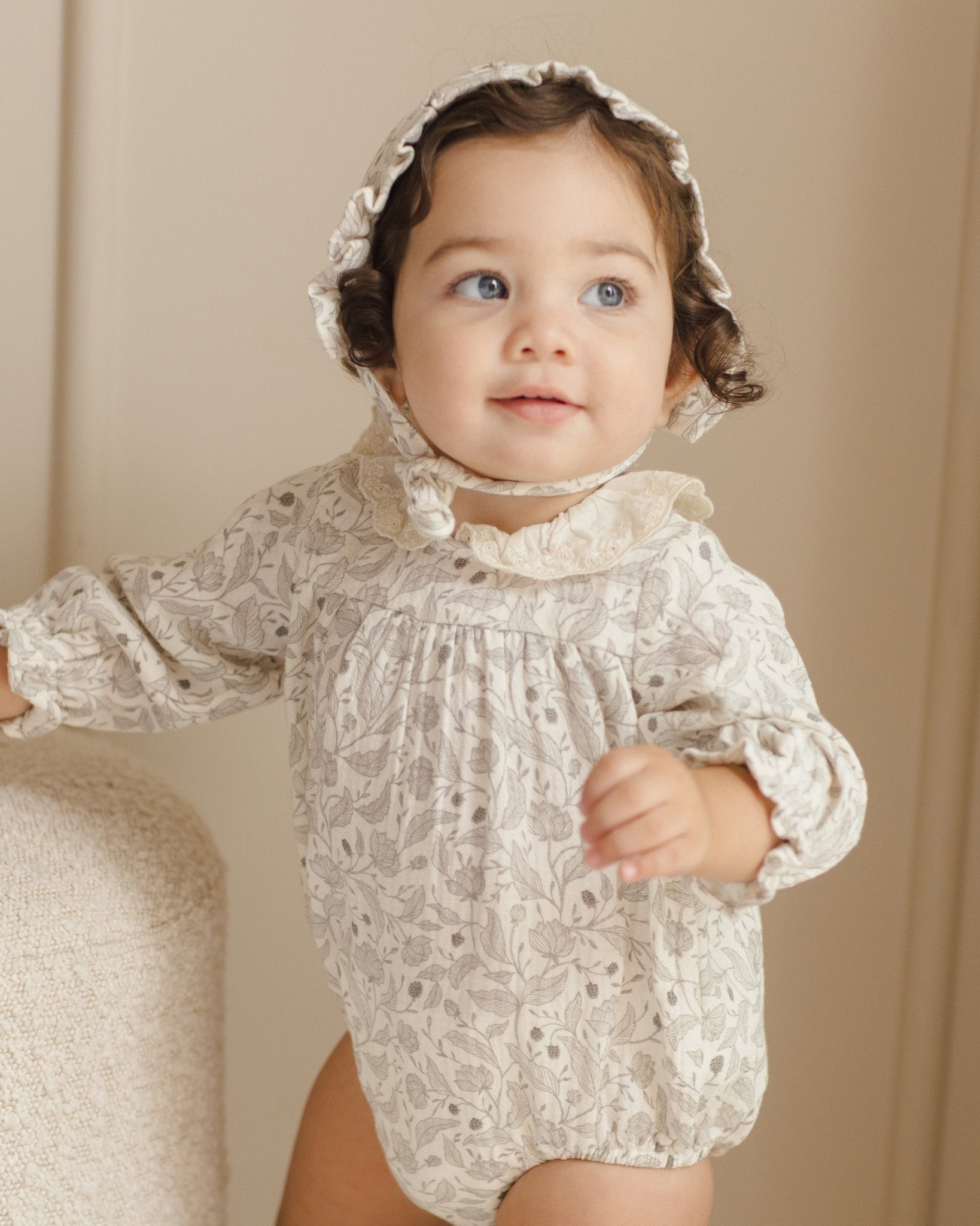 Collared Bubble Romper || Winter Floral - Rylee + Cru Canada