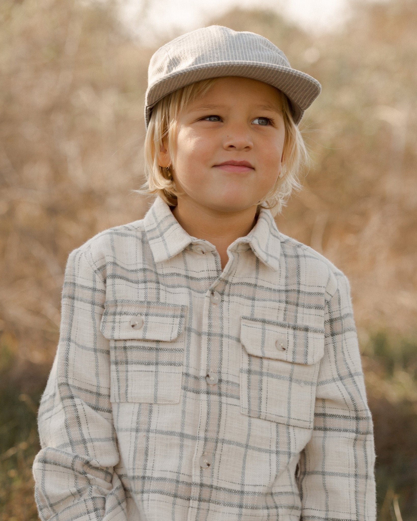 Collared Long Sleeve Shirt || Rustic Plaid - Rylee + Cru Canada