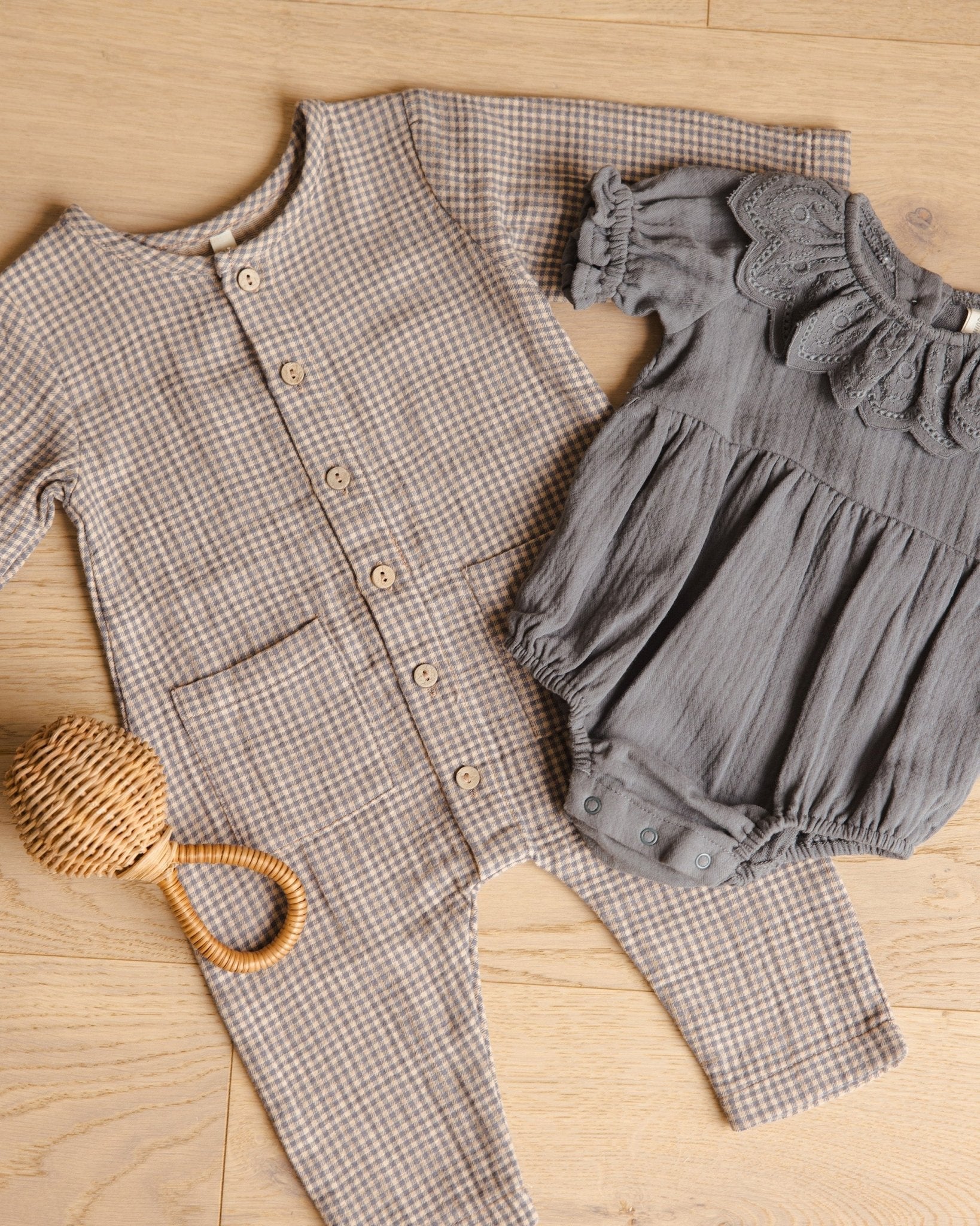 Collared Romper || Indigo - Rylee + Cru Canada