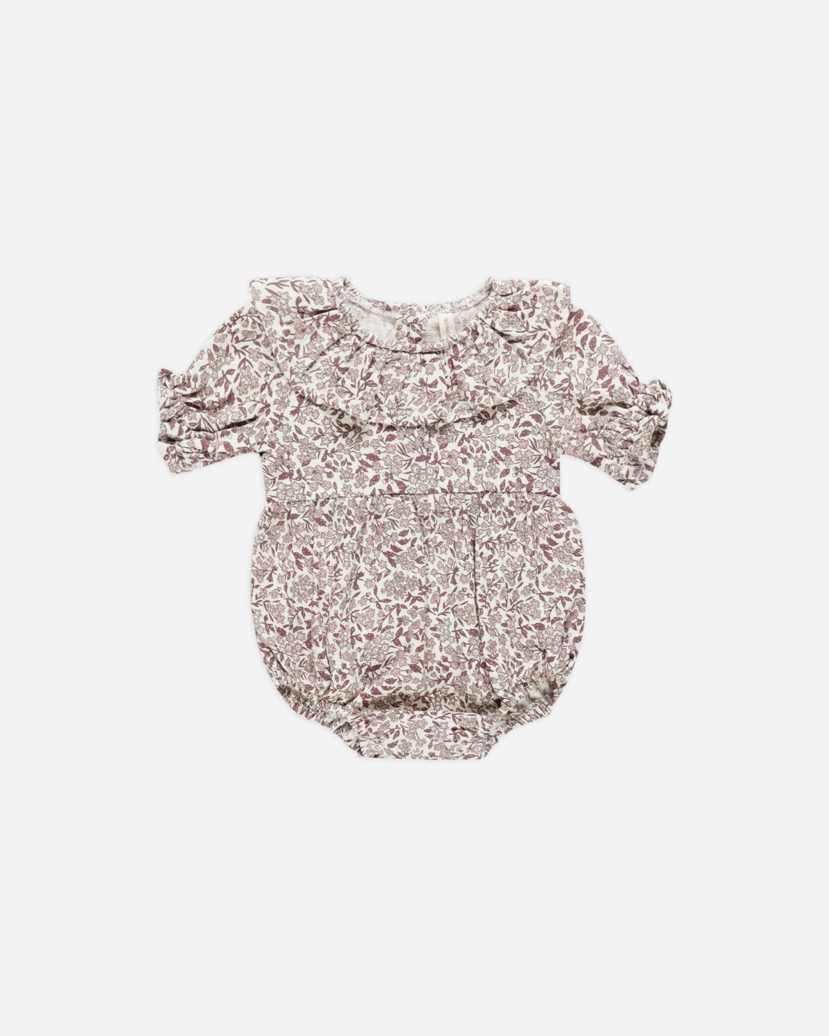 Collared Romper || Mauve Ditsy - Rylee + Cru Canada