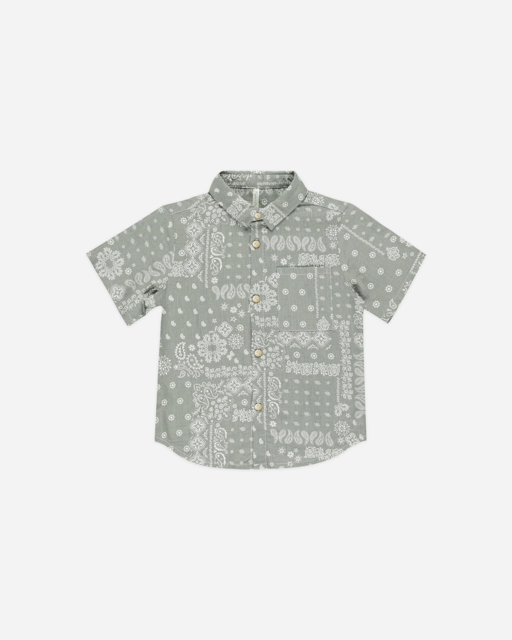 Collared Short Sleeve Shirt || Laurel Bandana - Rylee + Cru Canada