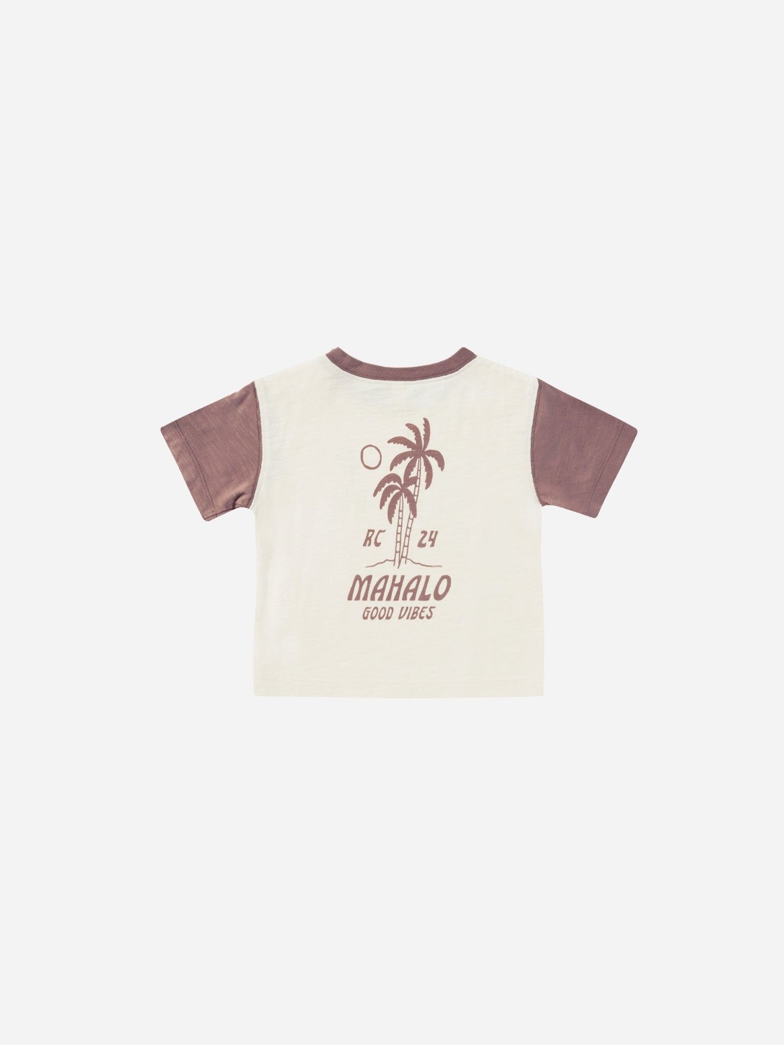 Contrast Short Sleeve Tee || Mahalo - Rylee + Cru Canada