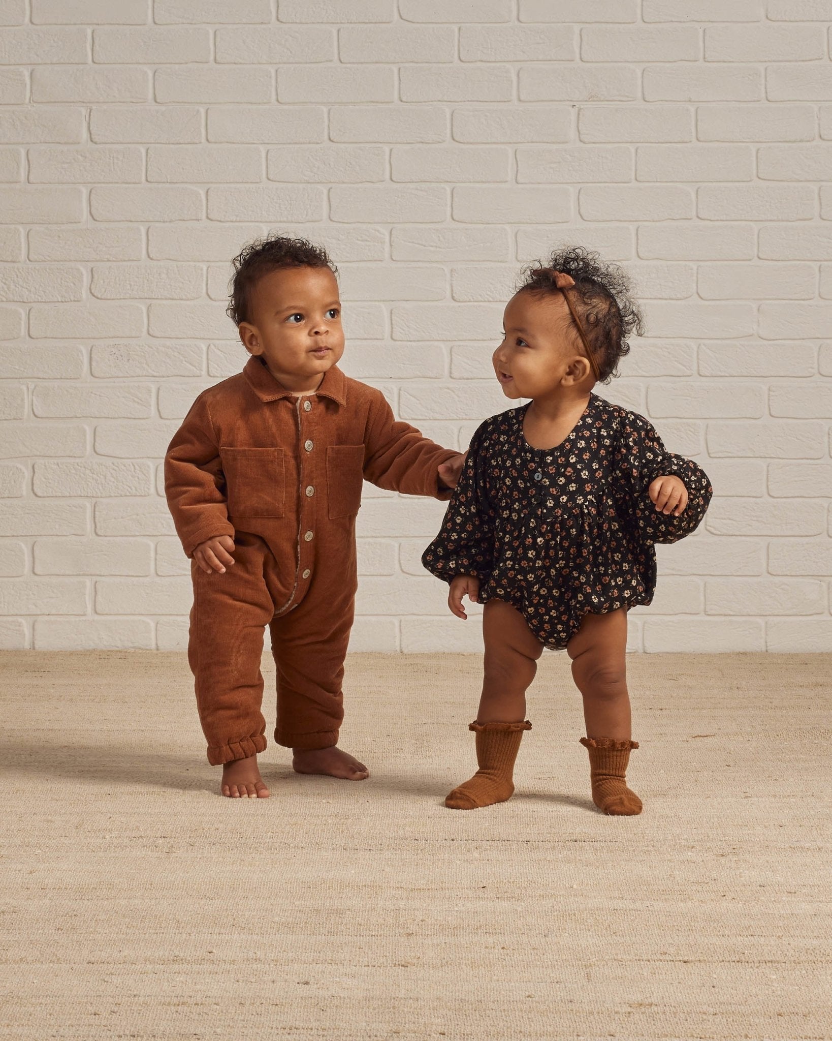 Cord Baby Jumpsuit || Spice - Rylee + Cru Canada