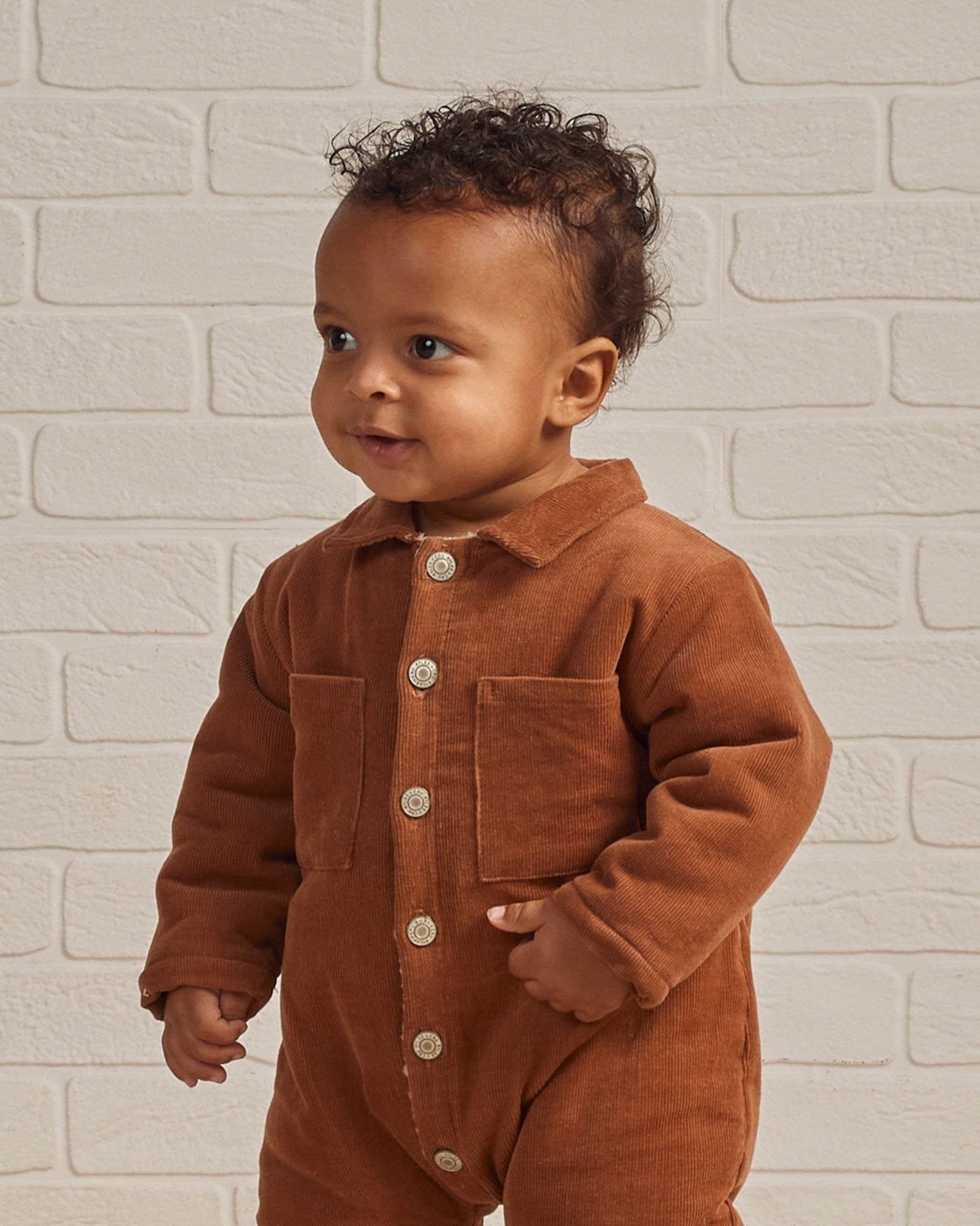 Cord Baby Jumpsuit || Spice - Rylee + Cru Canada