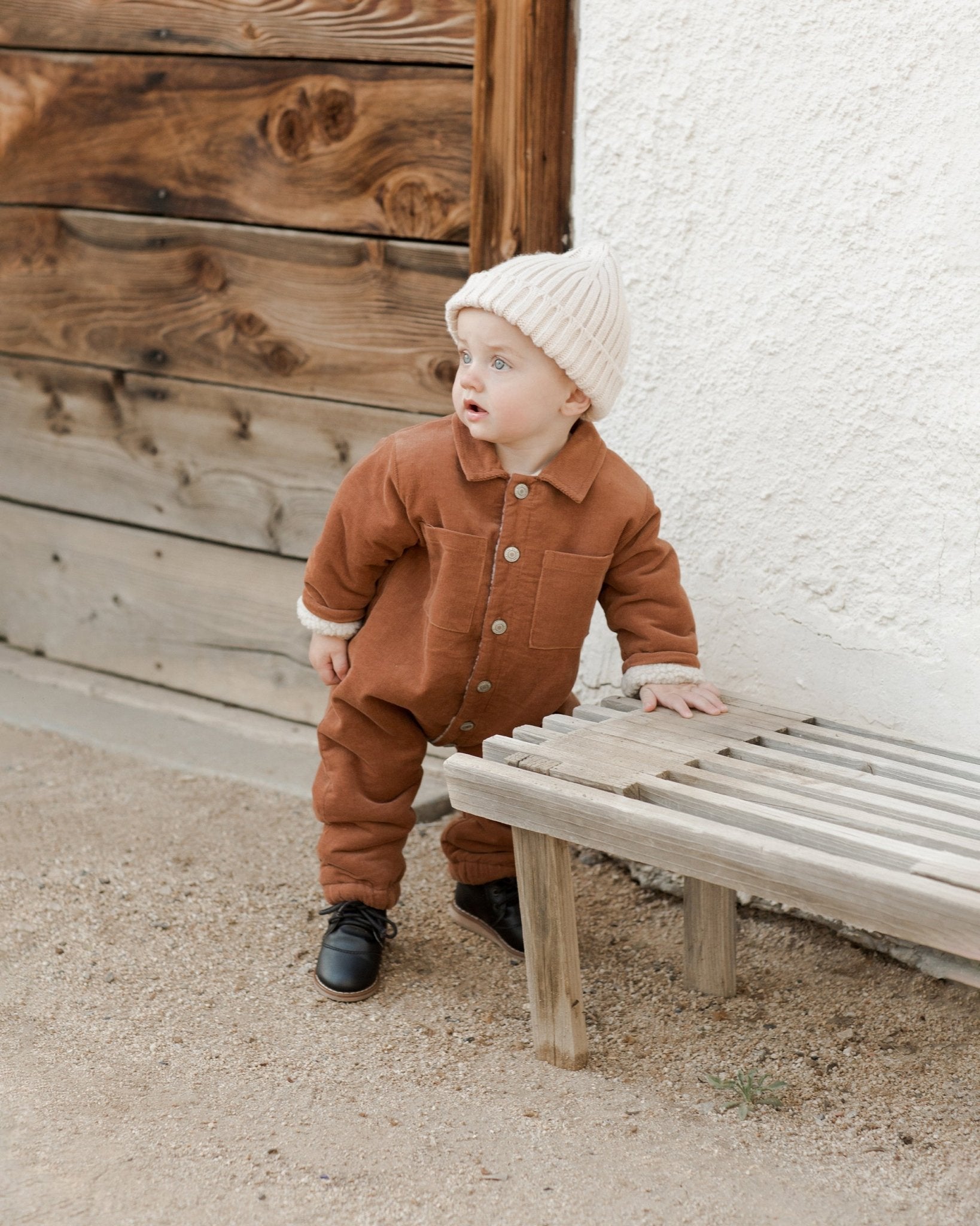 Cord Baby Jumpsuit || Spice - Rylee + Cru Canada