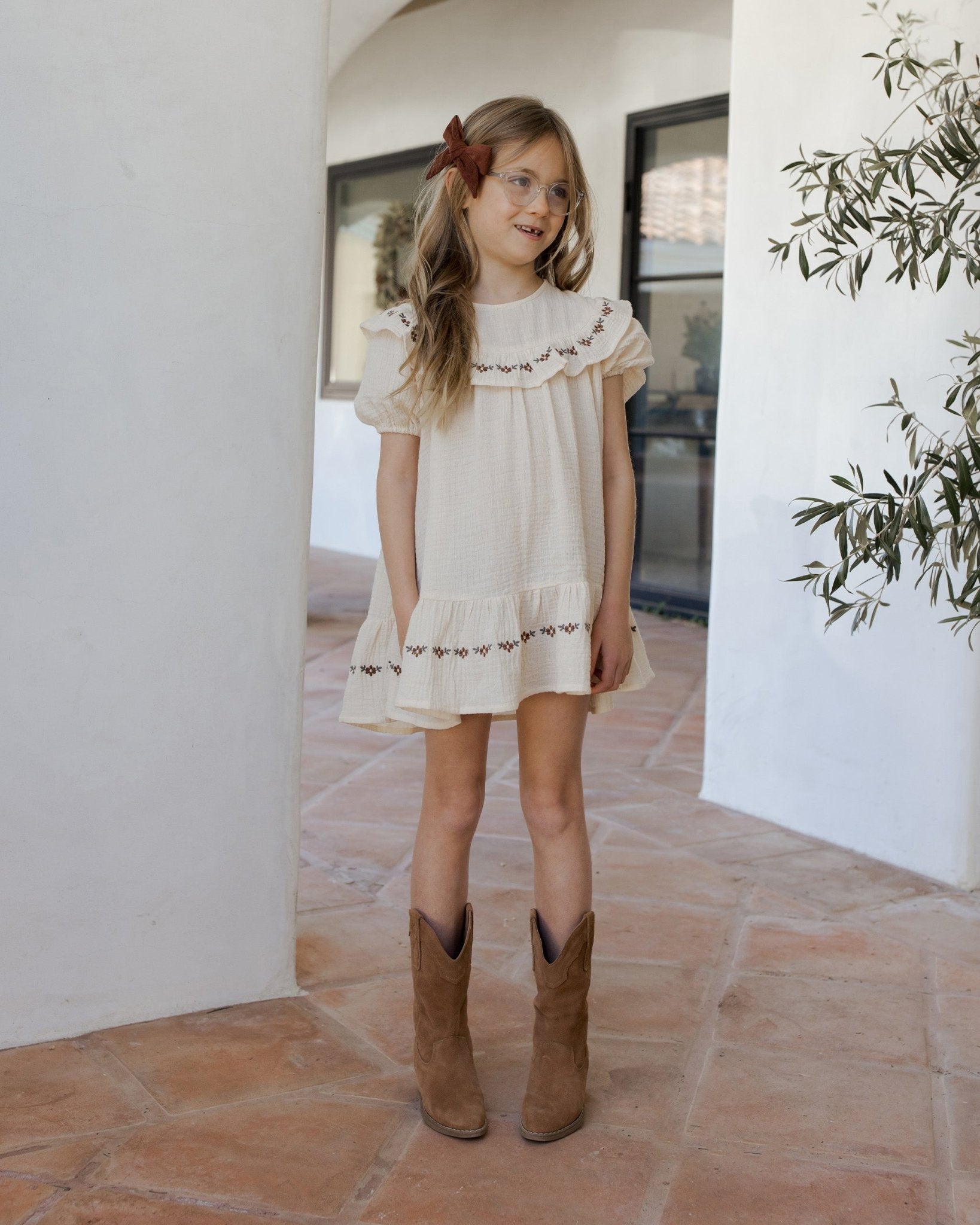 Cordelia Dress || Natural - Rylee + Cru Canada