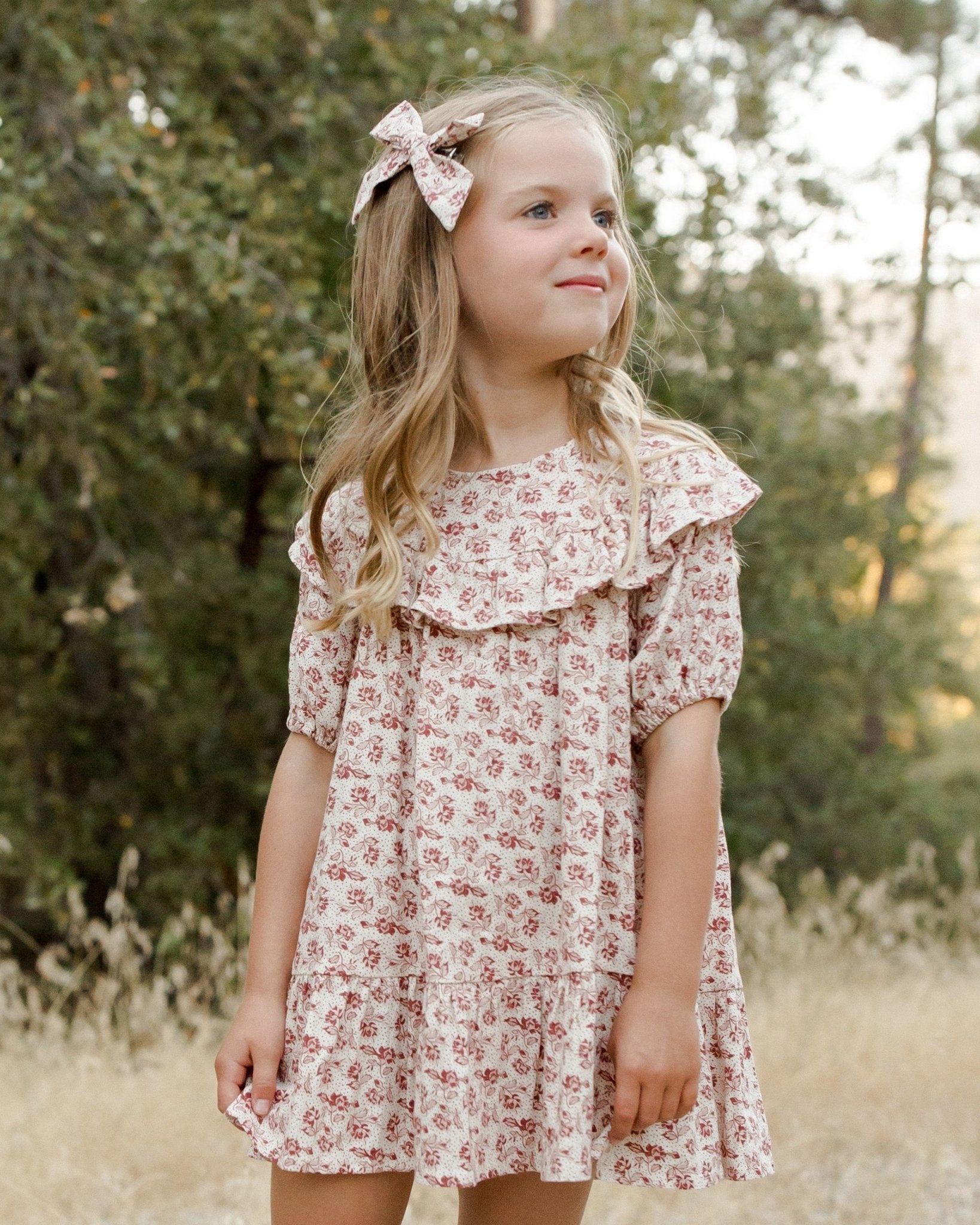 Cordelia Dress || Red Rose - Rylee + Cru Canada