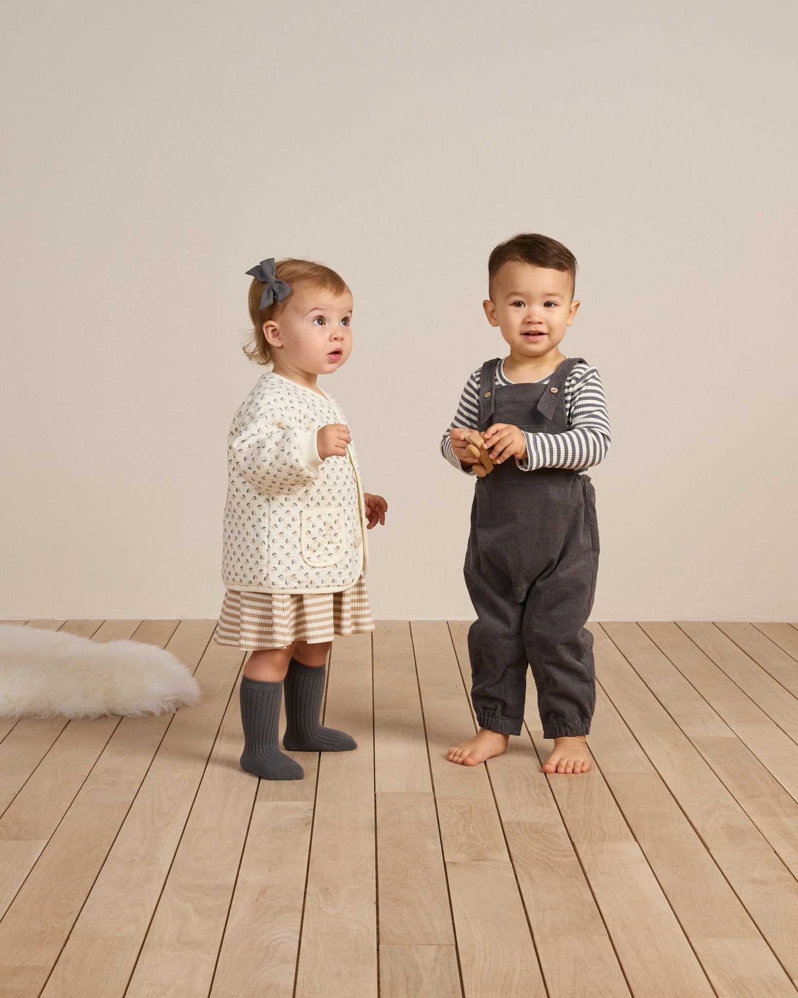 Corduroy Baby Overalls || Indigo - Rylee + Cru Canada