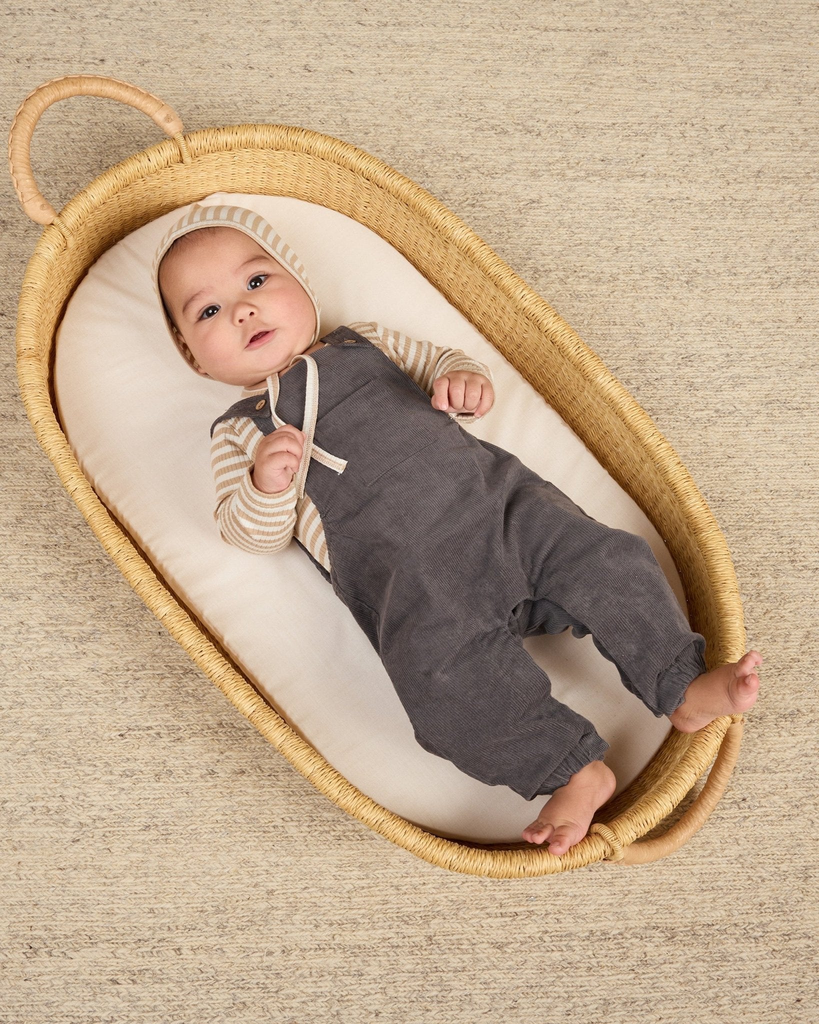 Corduroy Baby Overalls || Indigo - Rylee + Cru Canada