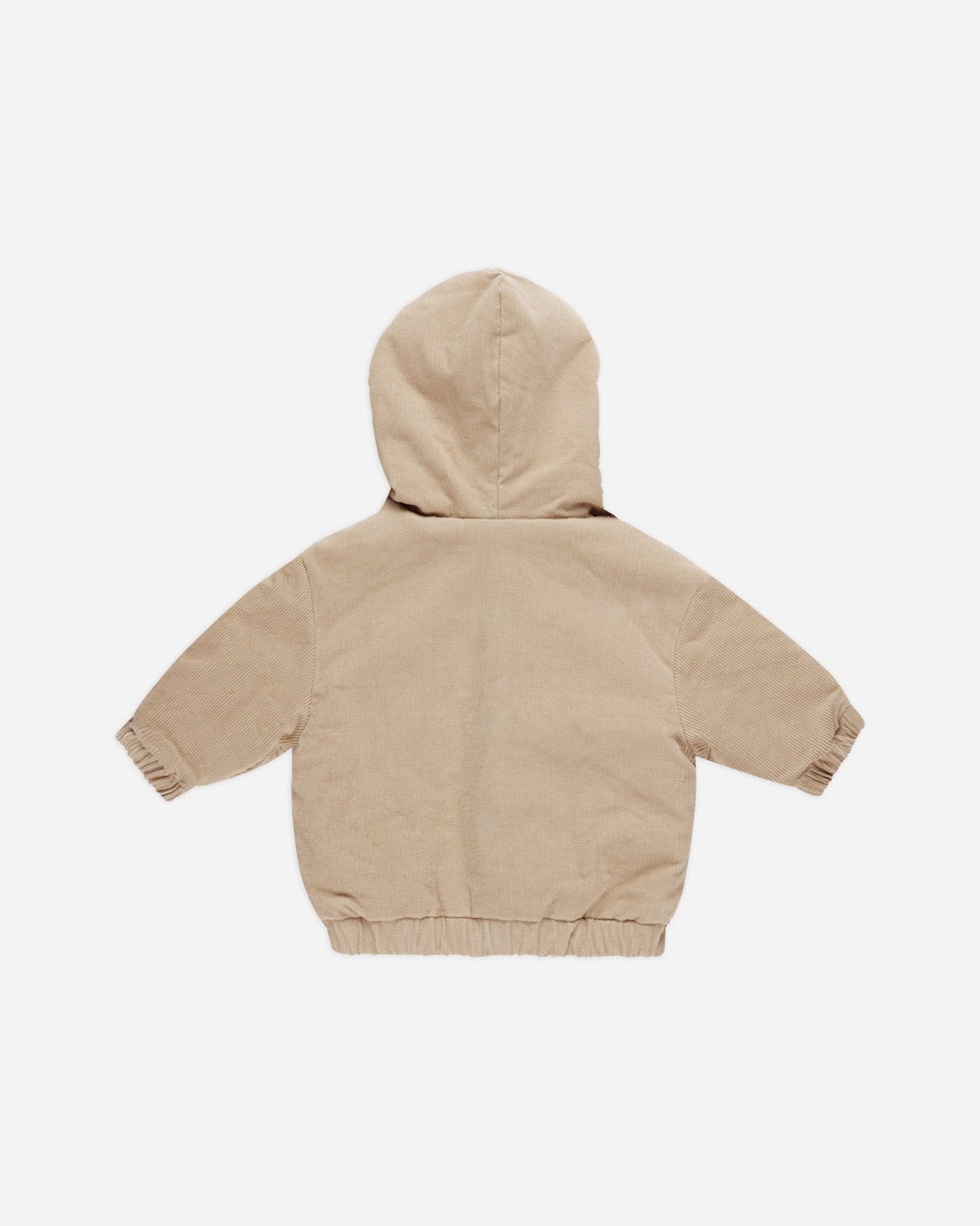 Corduroy Hooded Jacket || Latte - Rylee + Cru Canada