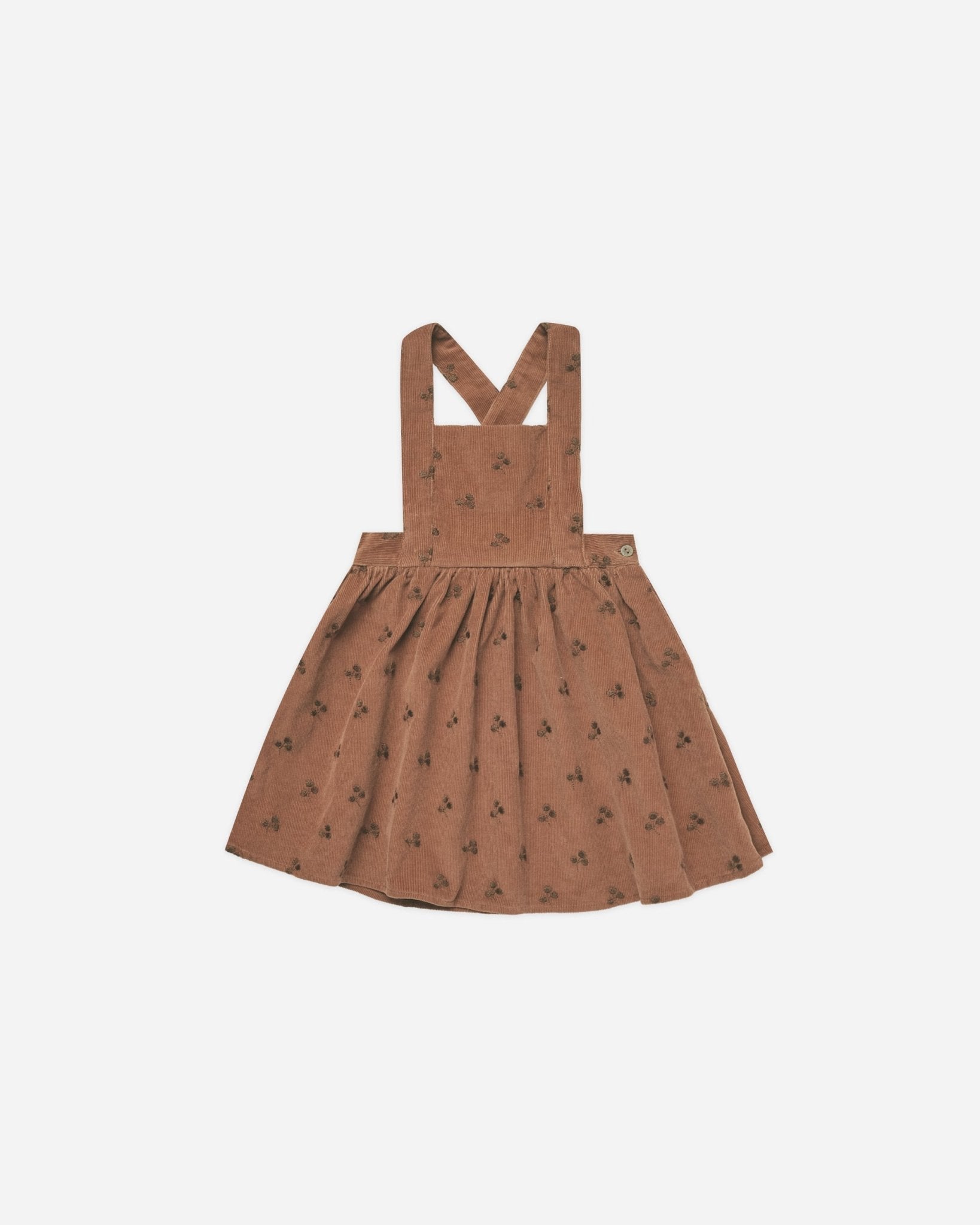 Corduroy Pinafore Dress || Spice - Rylee + Cru Canada