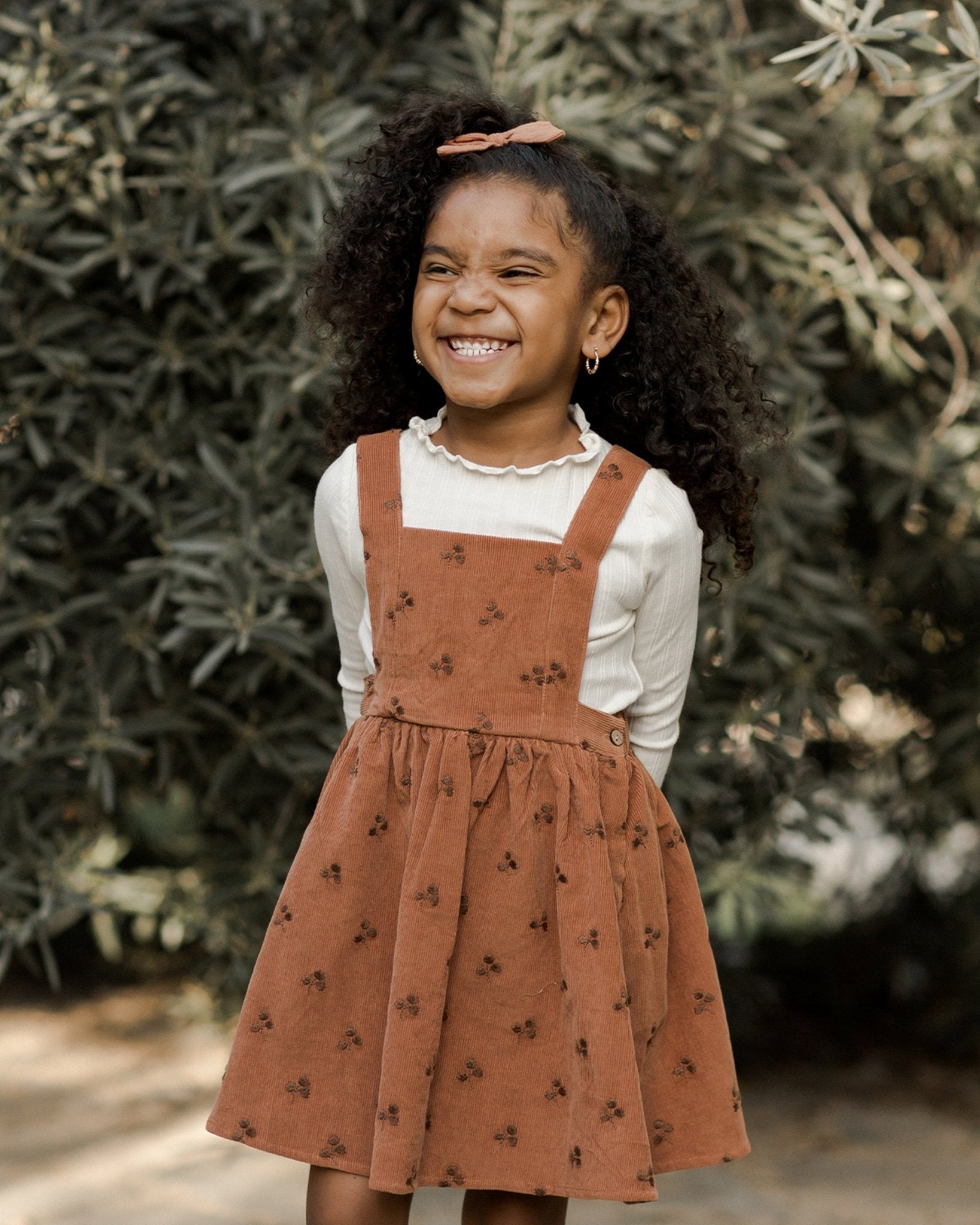 Corduroy Pinafore Dress Spice Rylee Cru Canada