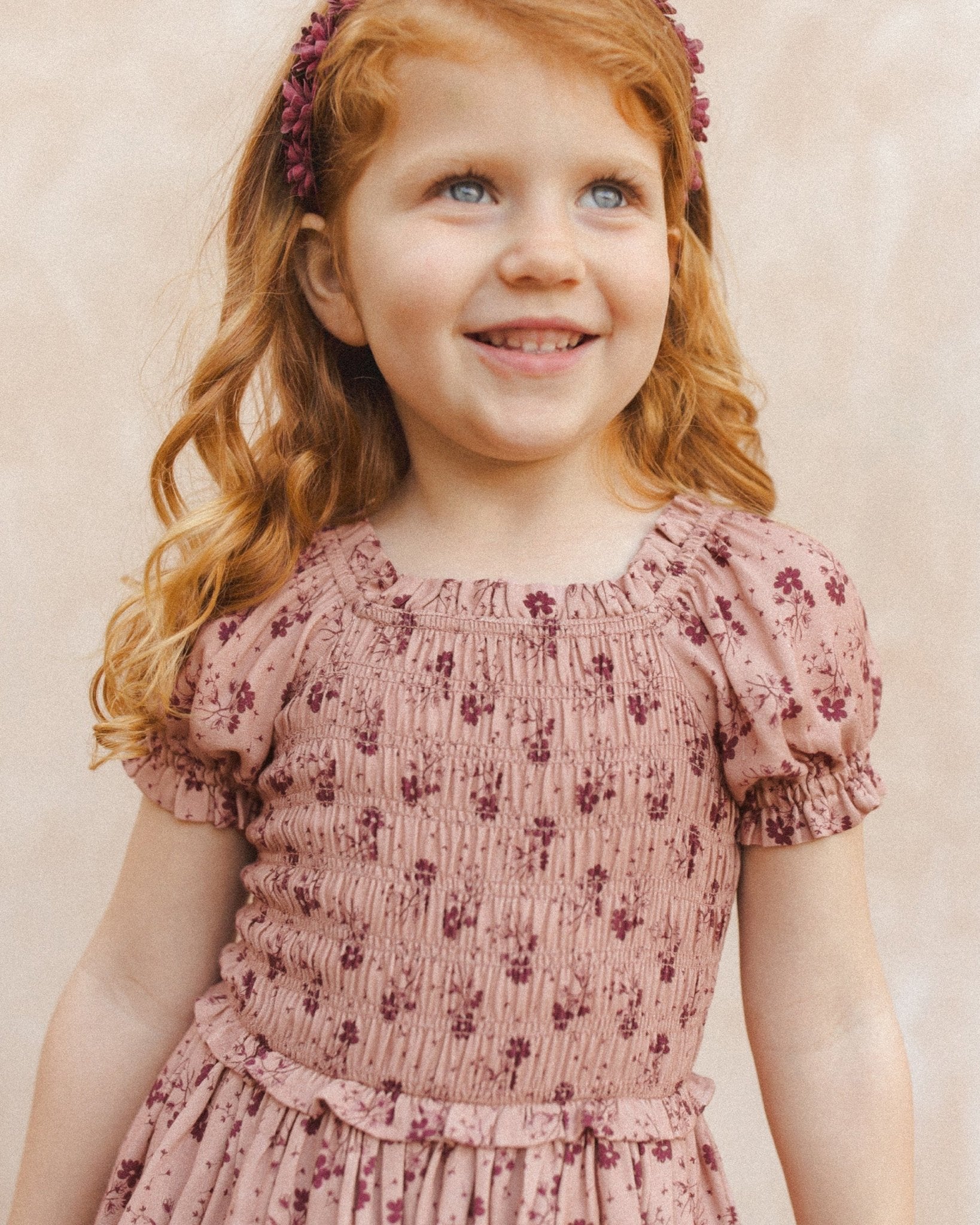 Cosette Dress || Fig Ditsy - Rylee + Cru Canada