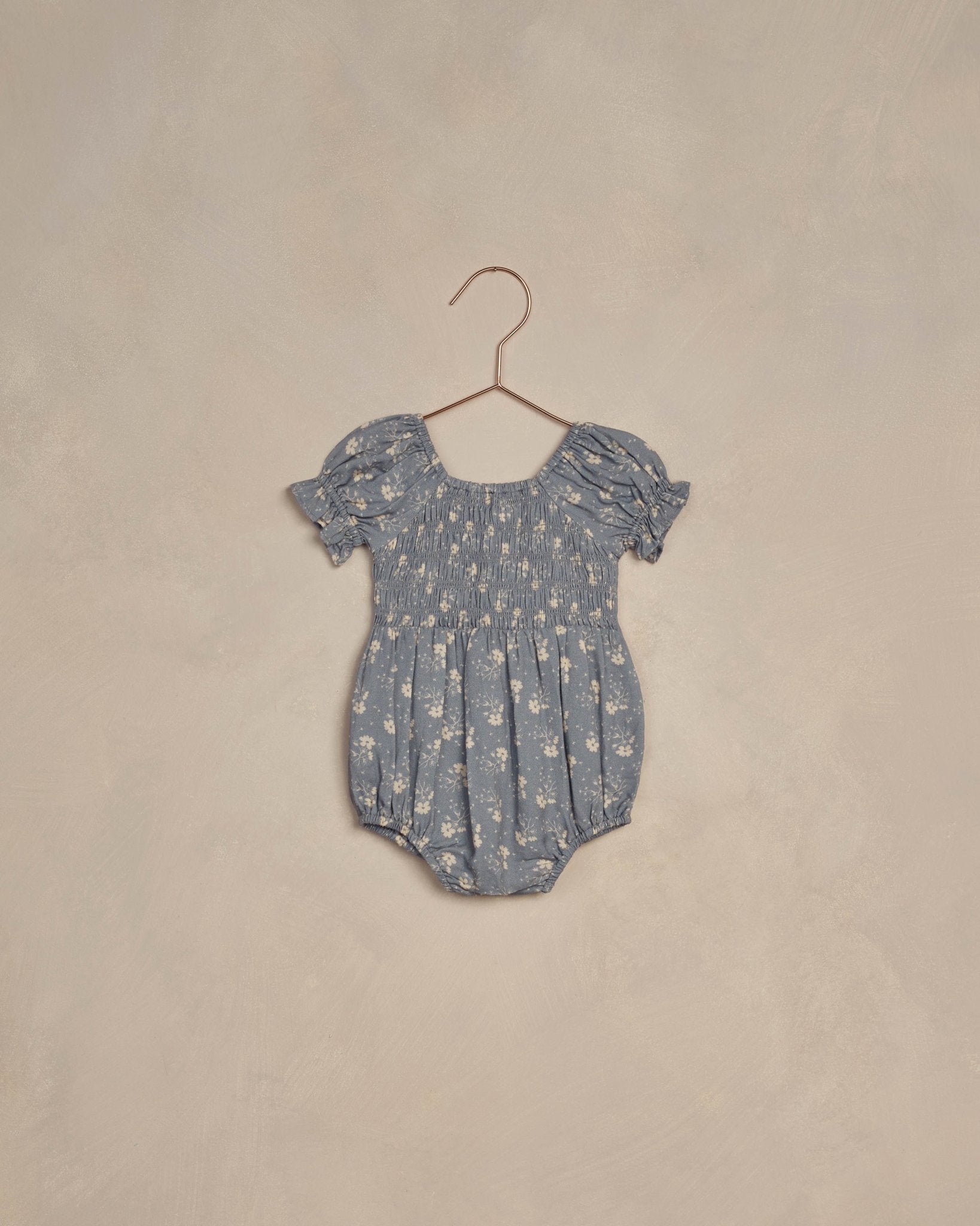 Cosette Romper || Blue Ditsy - Rylee + Cru Canada