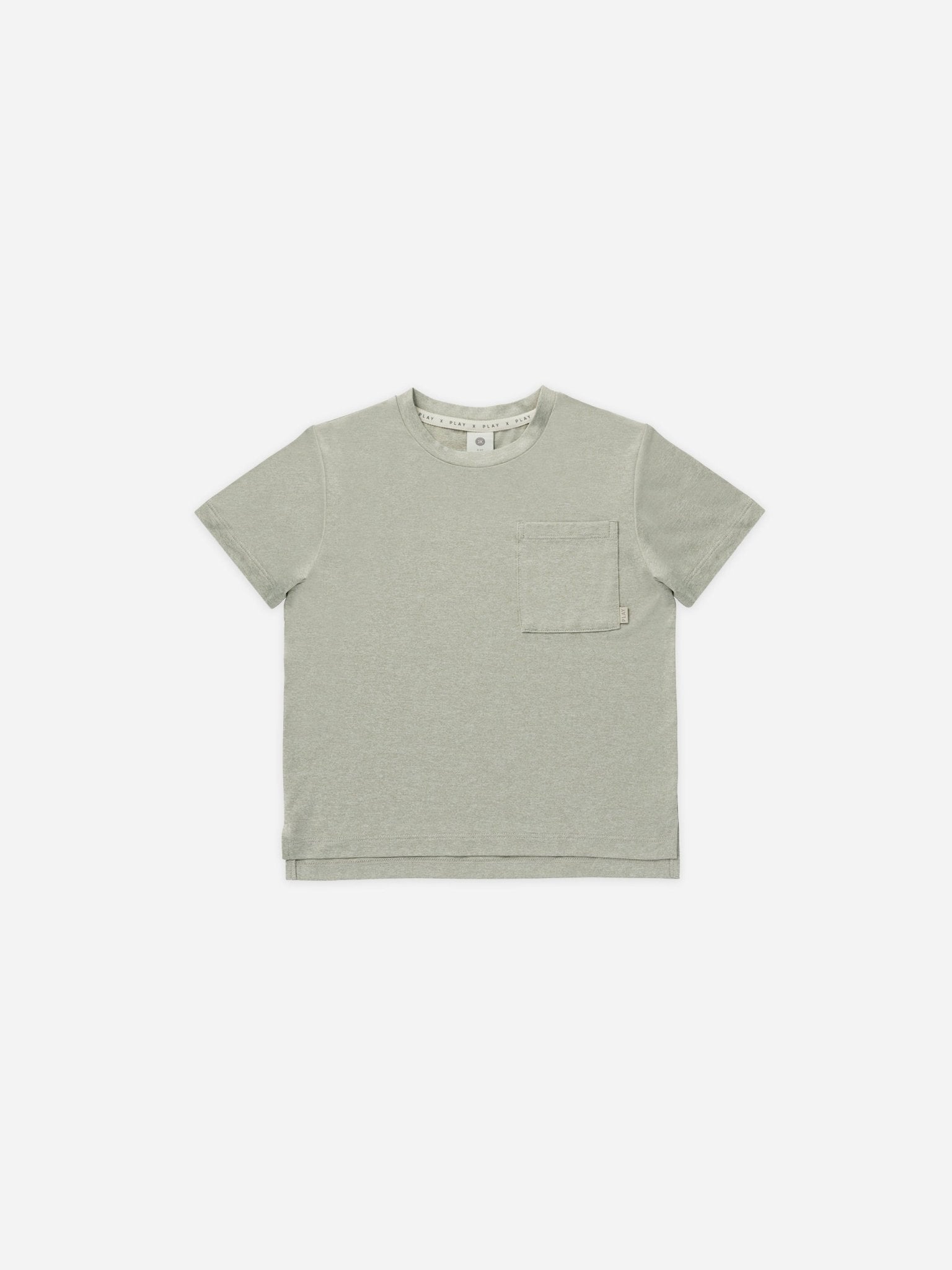 Cove Essential Pocket Tee || Heathered Sage - Rylee + Cru Canada