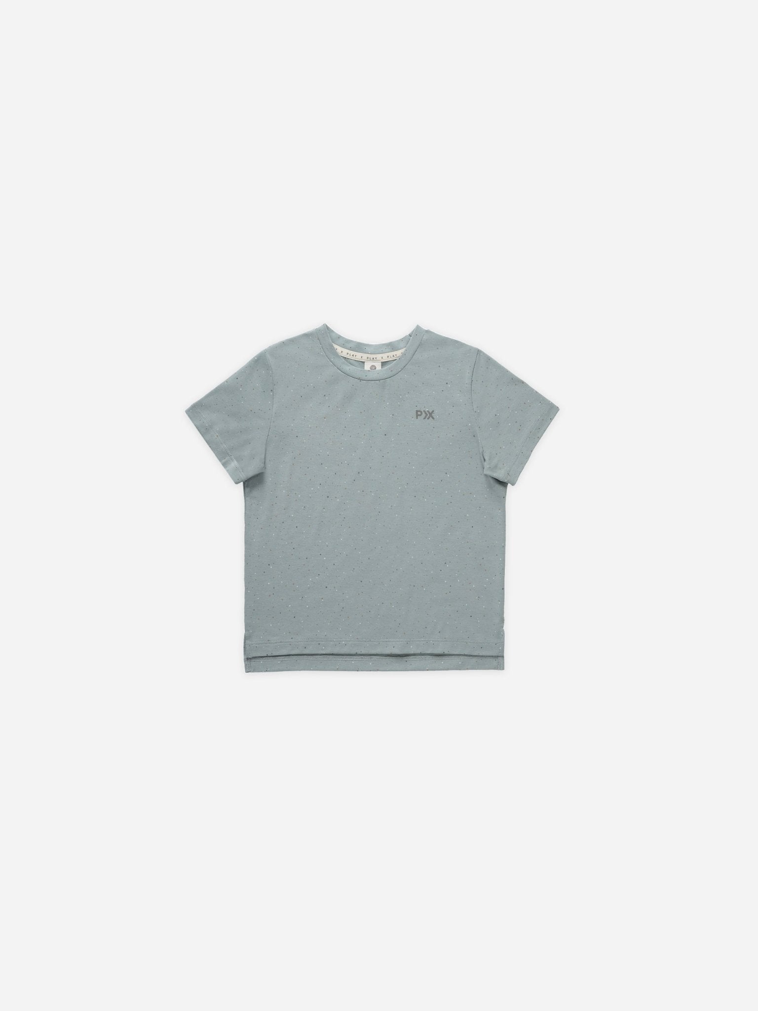 Cove Essential Tee || Blue Speckle - Rylee + Cru Canada