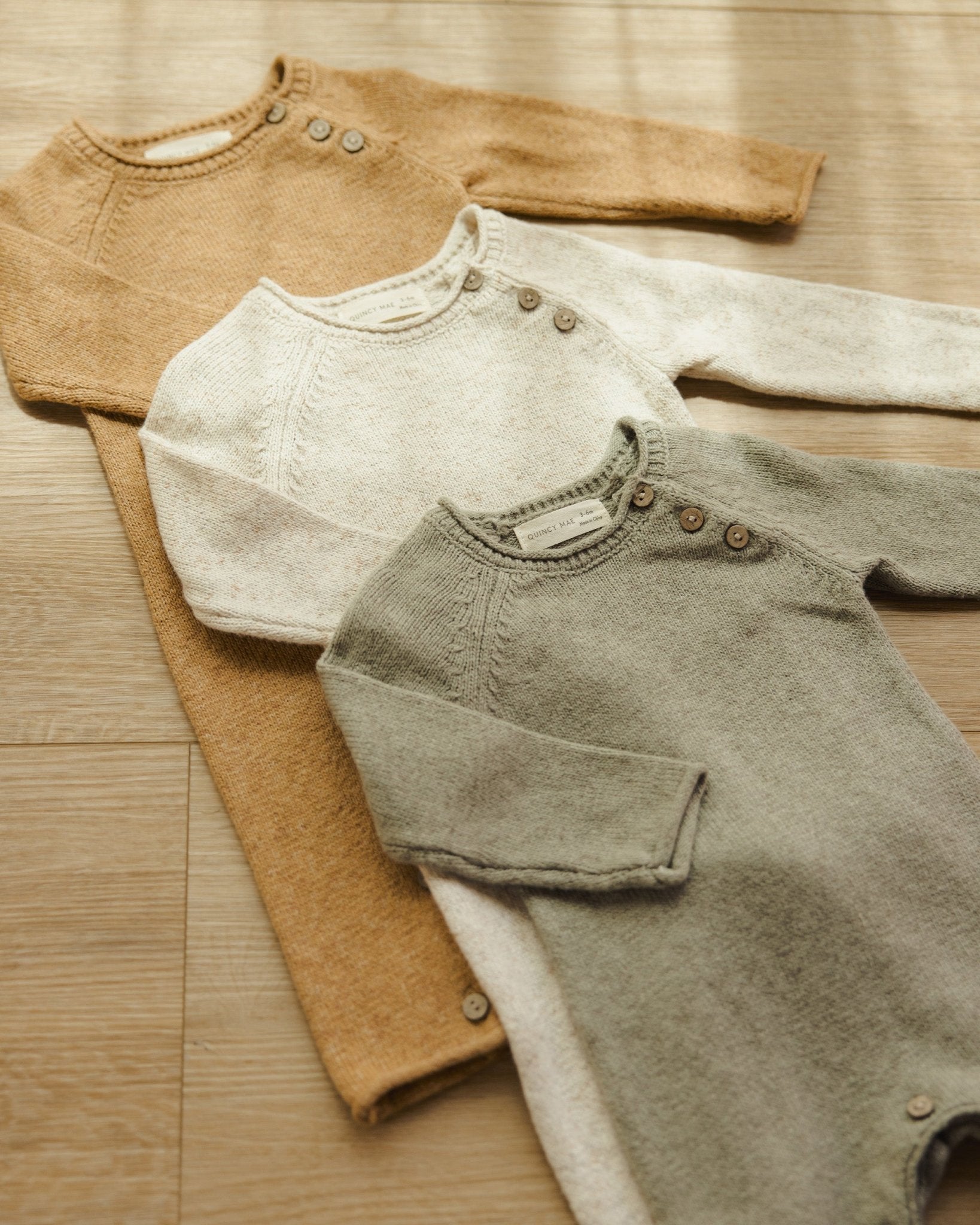 Cozy Heather Knit Jumpsuit || Heathered Basil - Rylee + Cru Canada