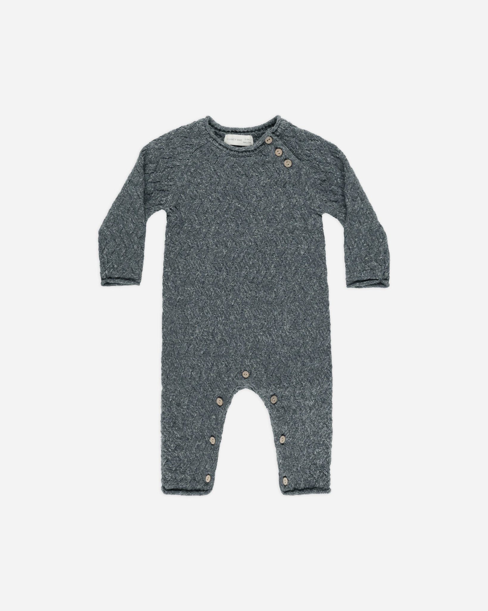 Cozy Heather Knit Jumpsuit || Indigo - Rylee + Cru Canada