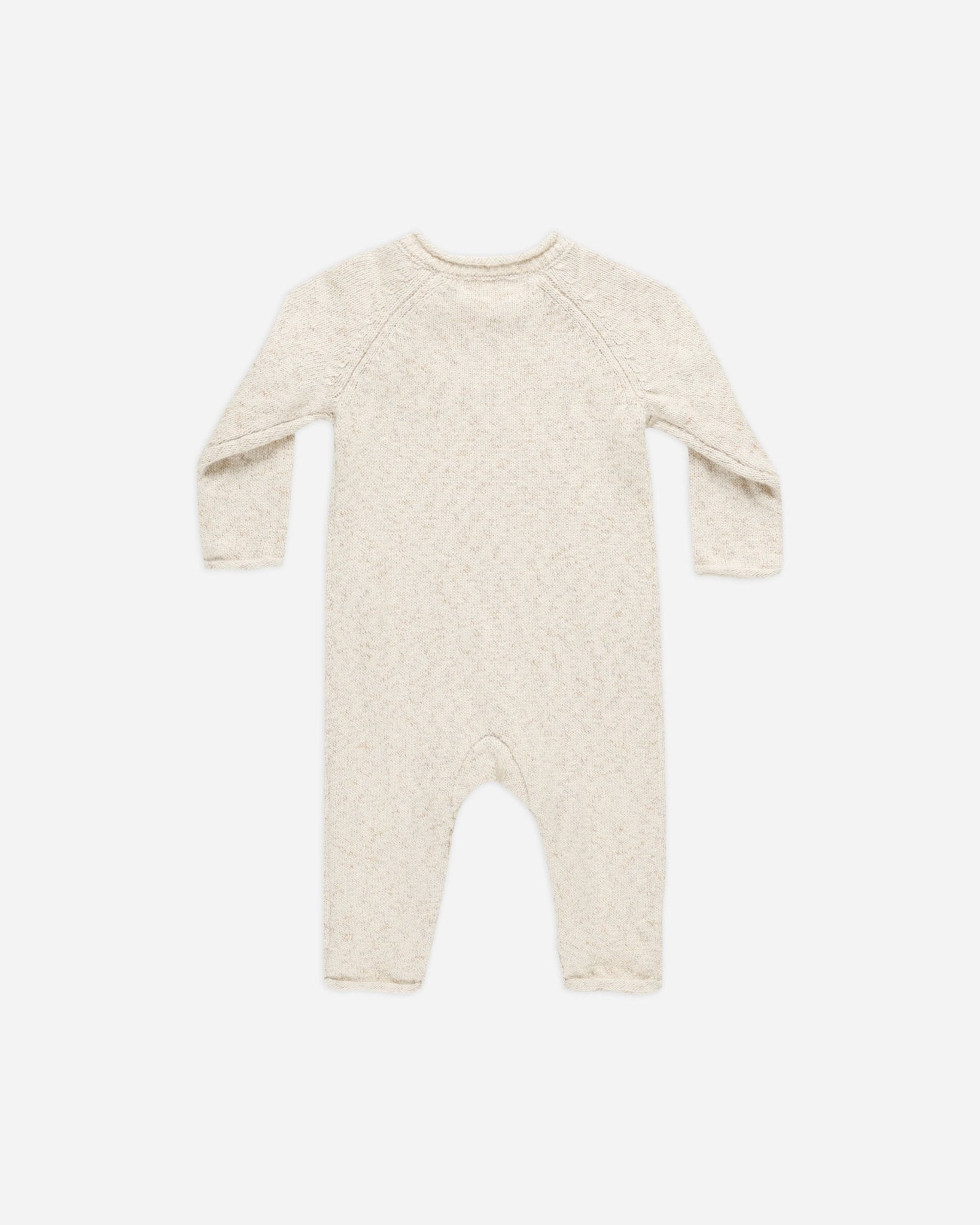 Cozy Heather Knit Jumpsuit || Speckled Natural - Rylee + Cru Canada