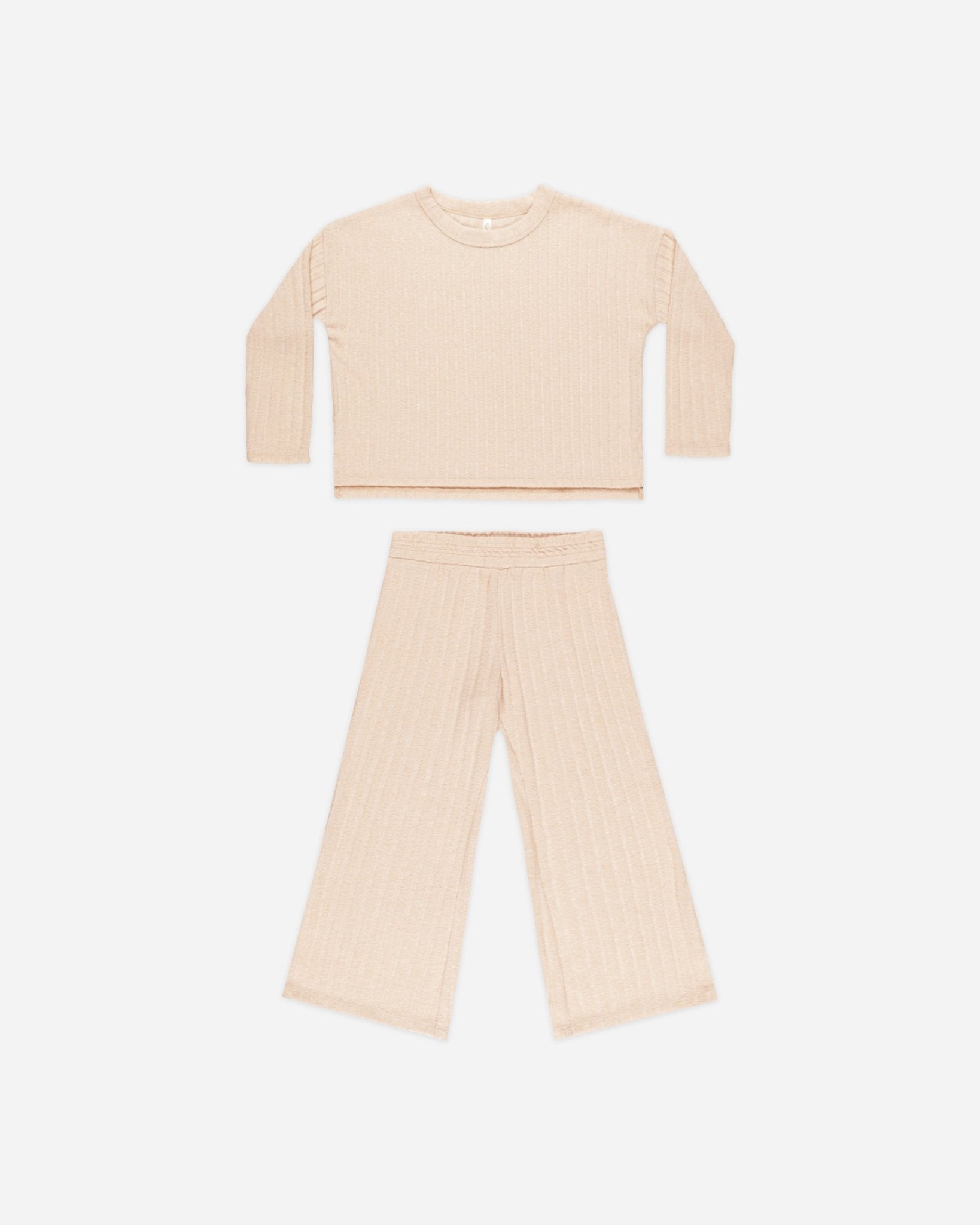 Cozy Rib Knit Set || Shell - Rylee + Cru Canada